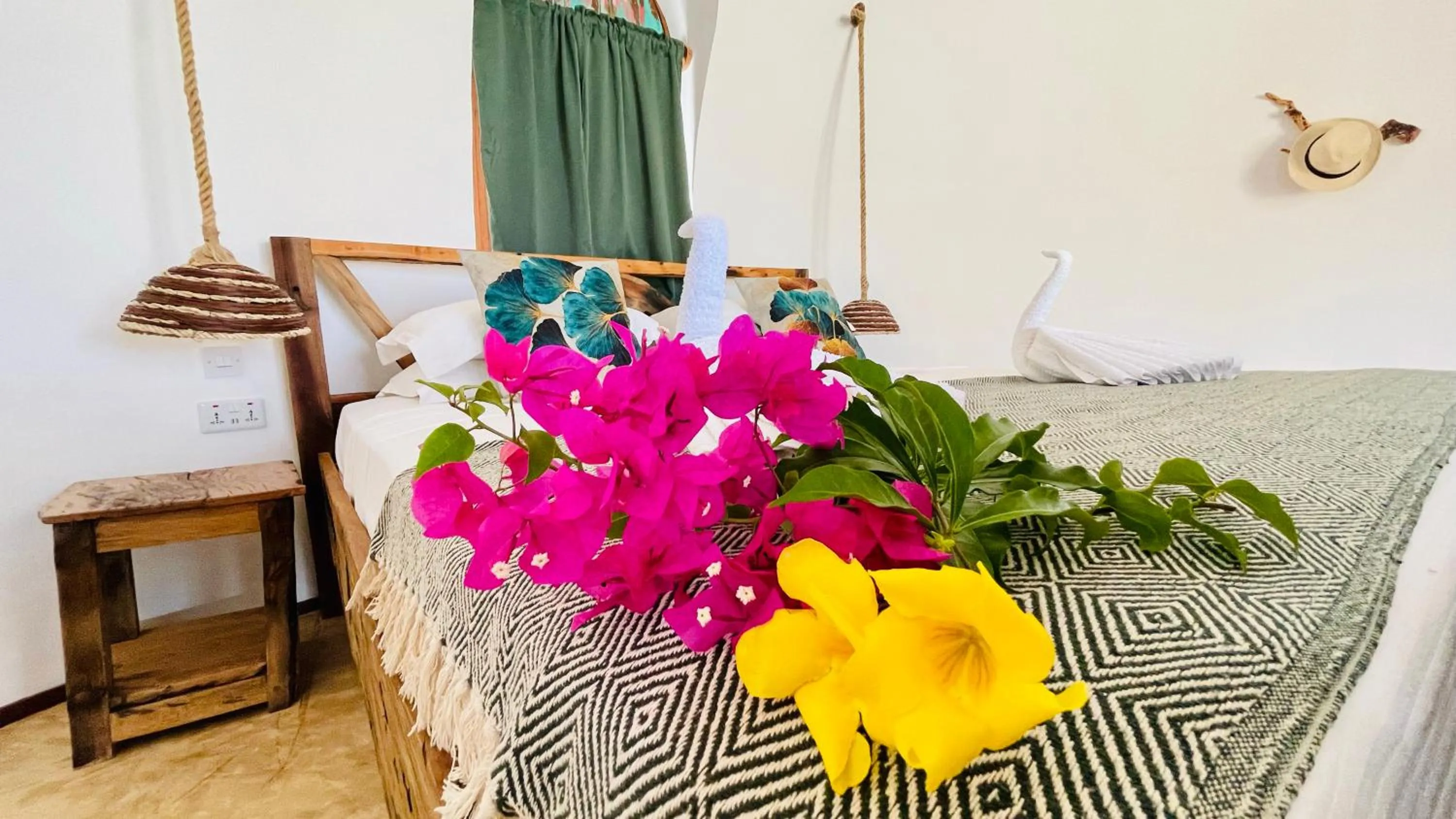 Bed in Aya Beach Resort