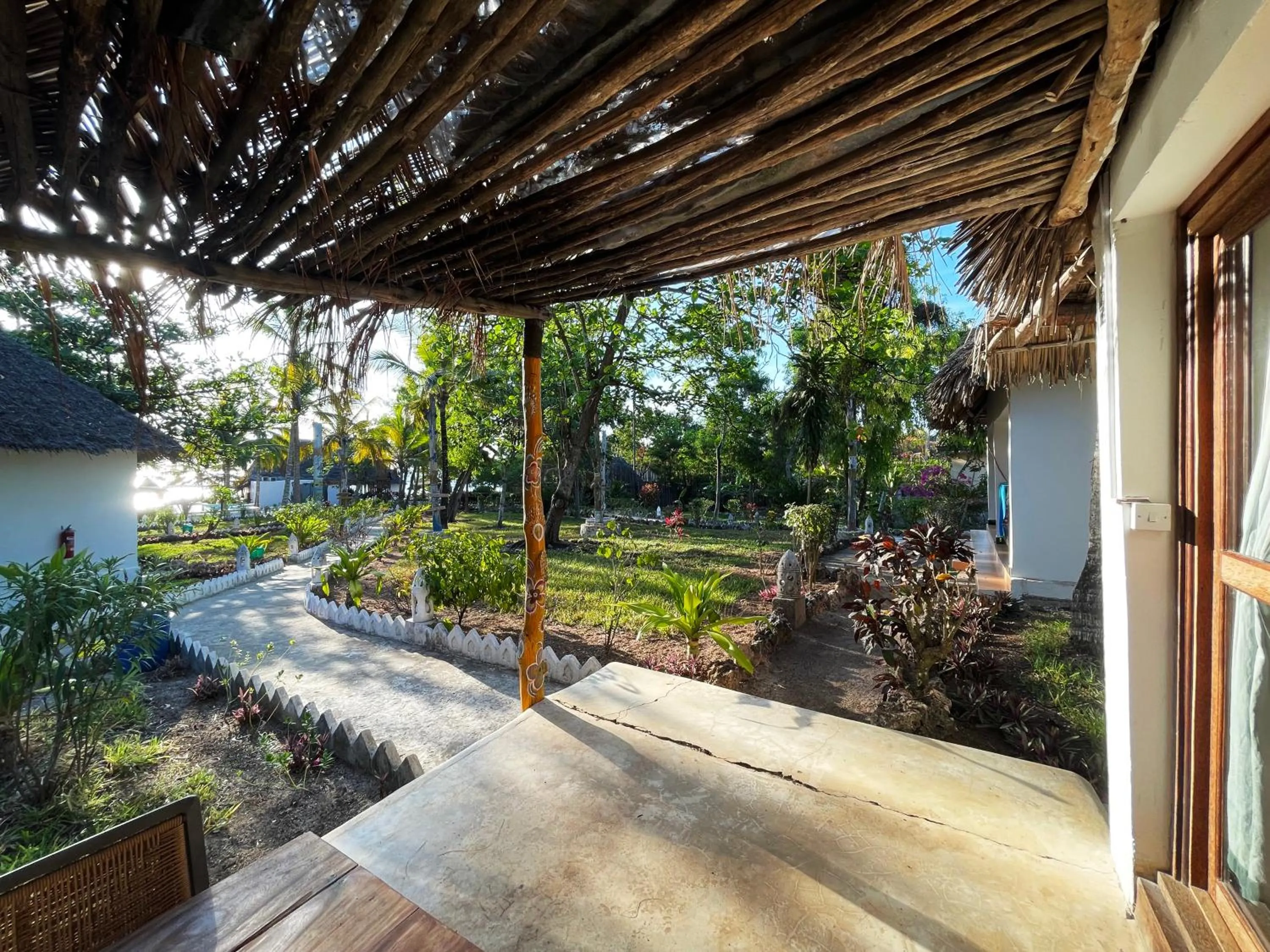 Garden view in Aya Beach Resort