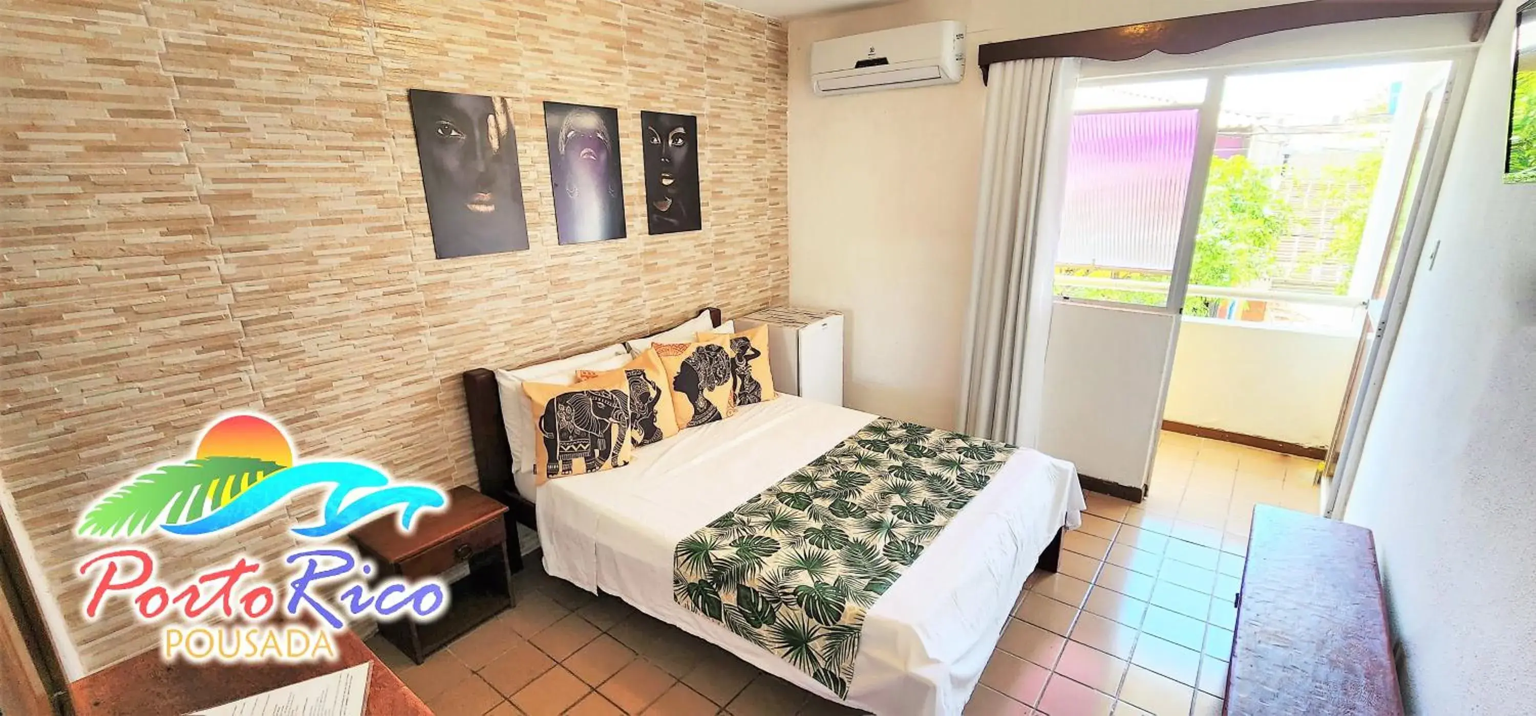 Deluxe Double Room with Balcony in Pousada Porto Rico Deluxe Double Room with Balcony in Pousada Porto Rico