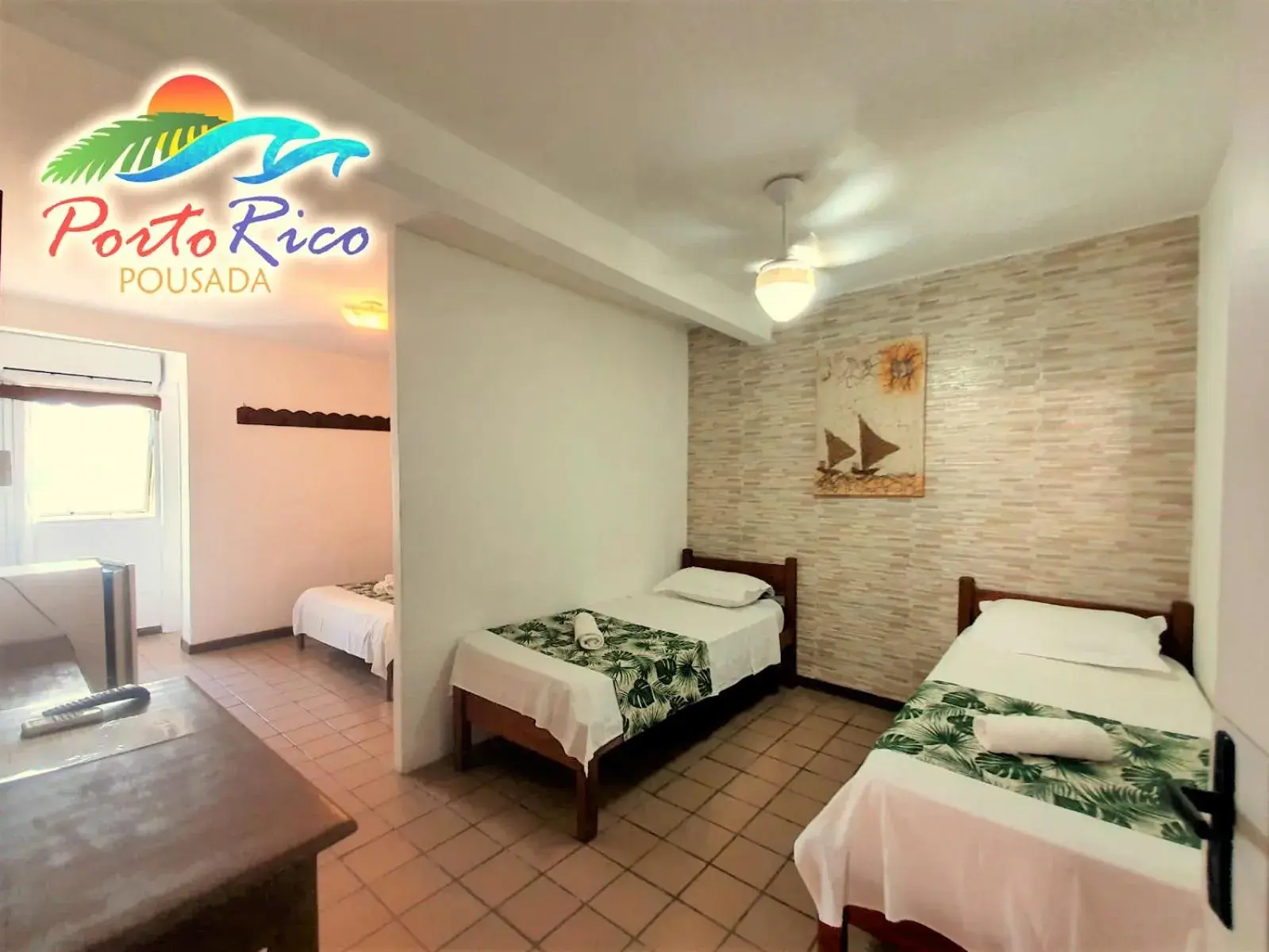 Superior Quadruple Room in Pousada Porto Rico Superior Quadruple Room in Pousada Porto Rico