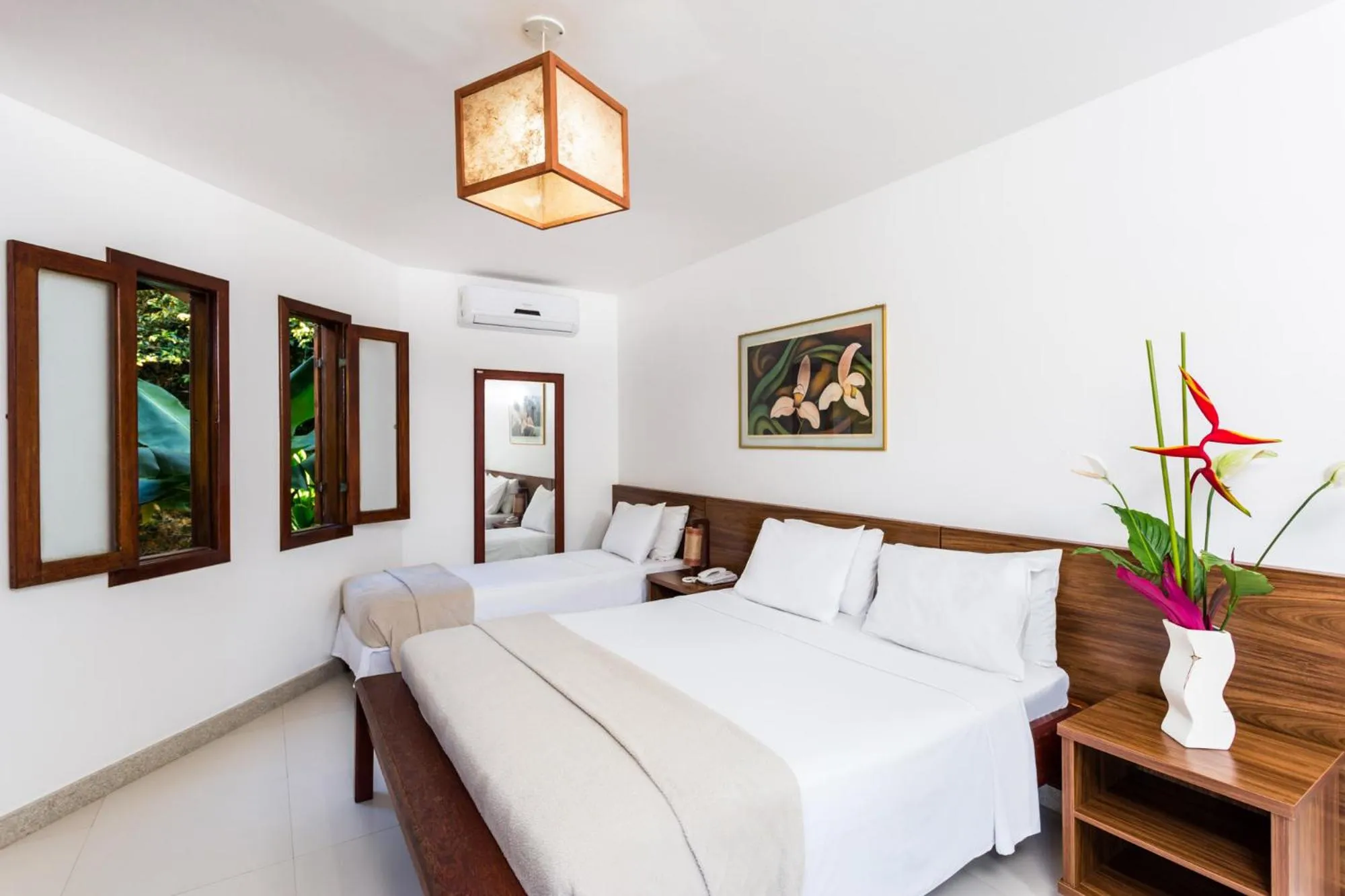 Bedroom, Bed in Arraial Bangalô Praia Hotel