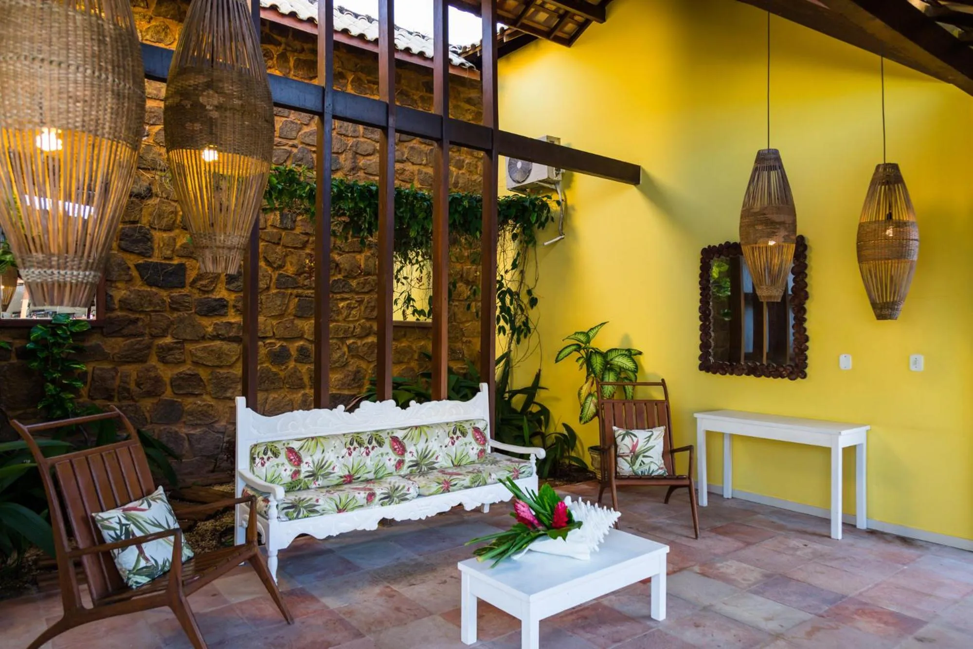 Decorative detail in Arraial Bangalô Praia Hotel