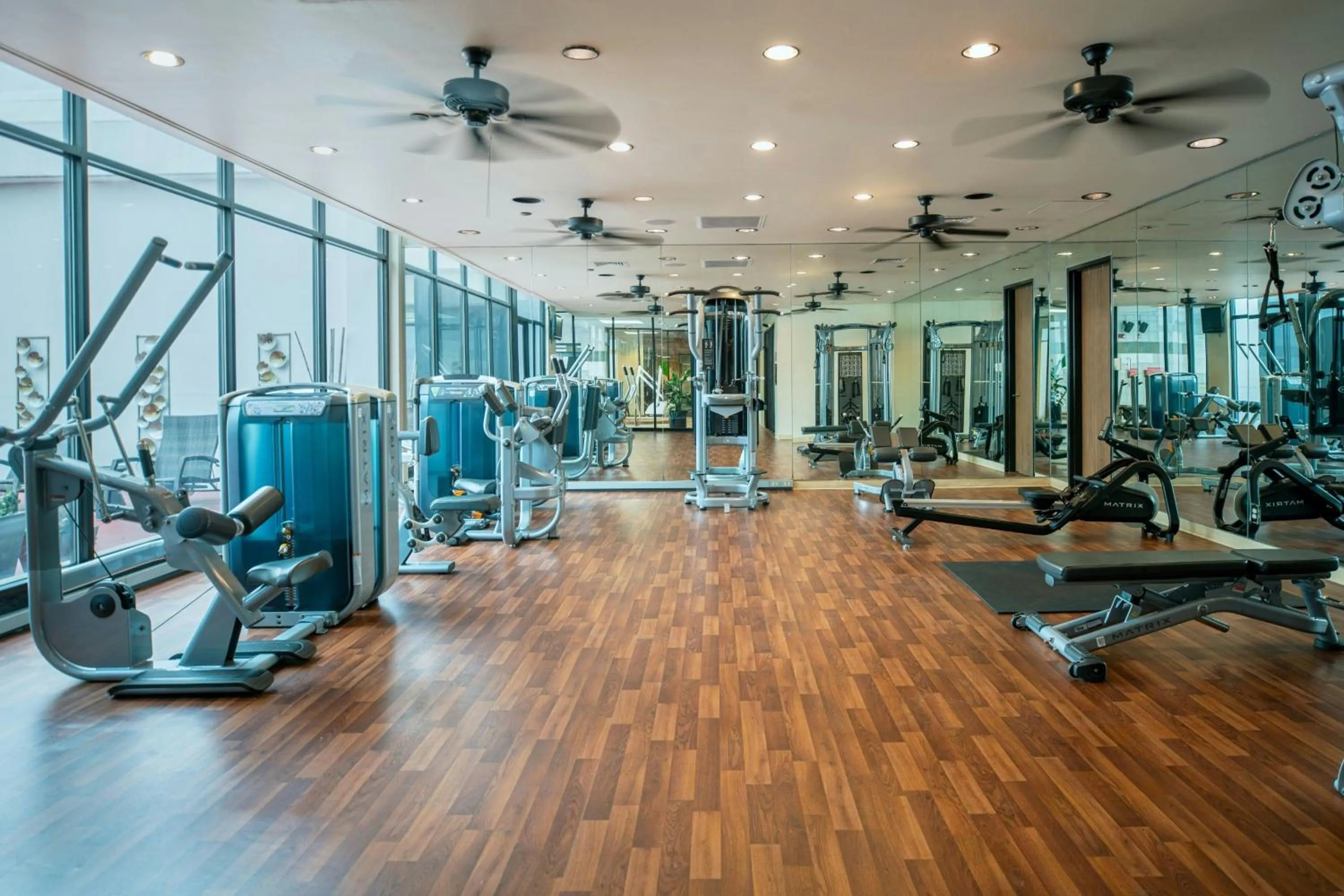 Fitness centre/facilities in The Worthington Renaissance Fort Worth Hotel