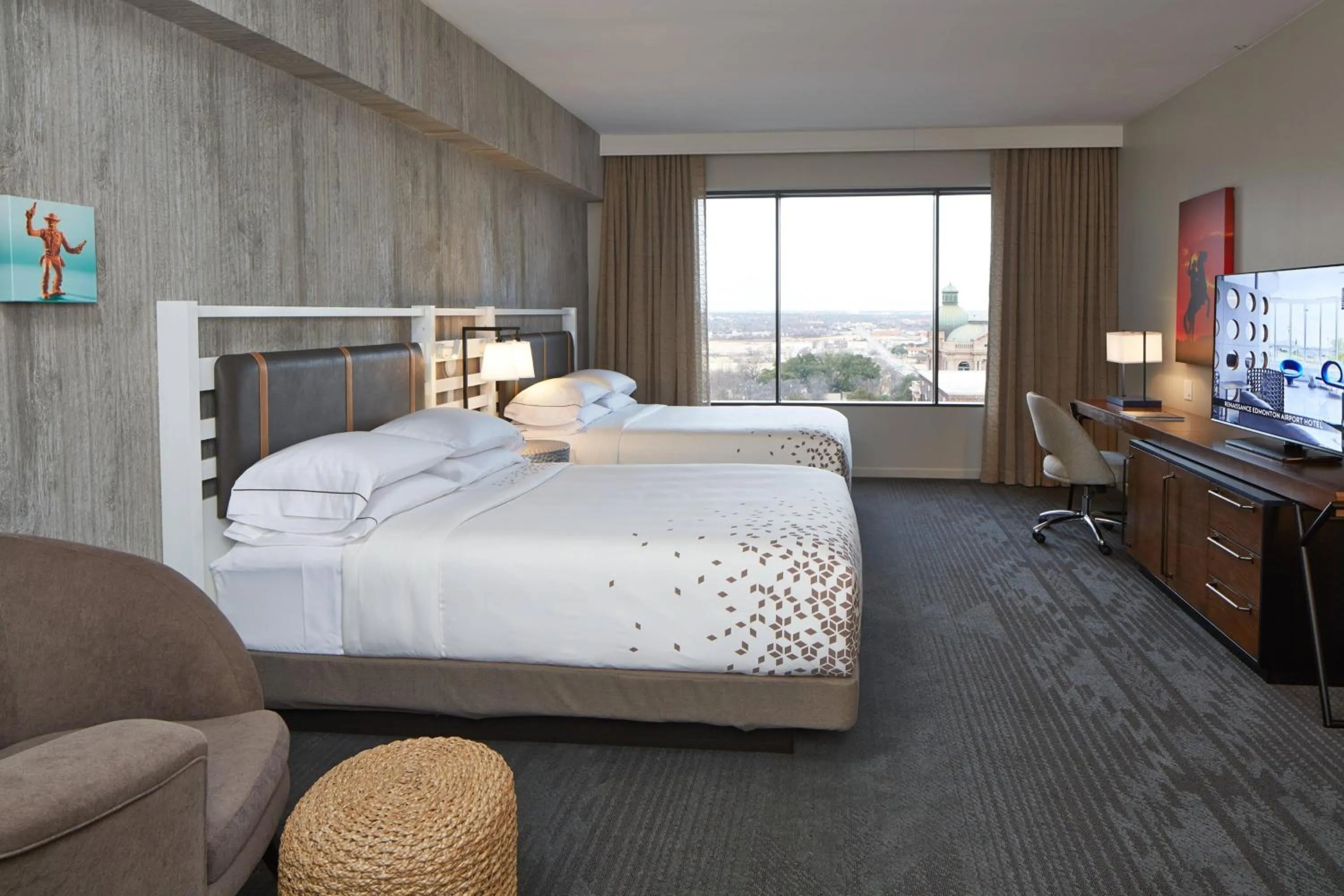 Bedroom, Bed in The Worthington Renaissance Fort Worth Hotel