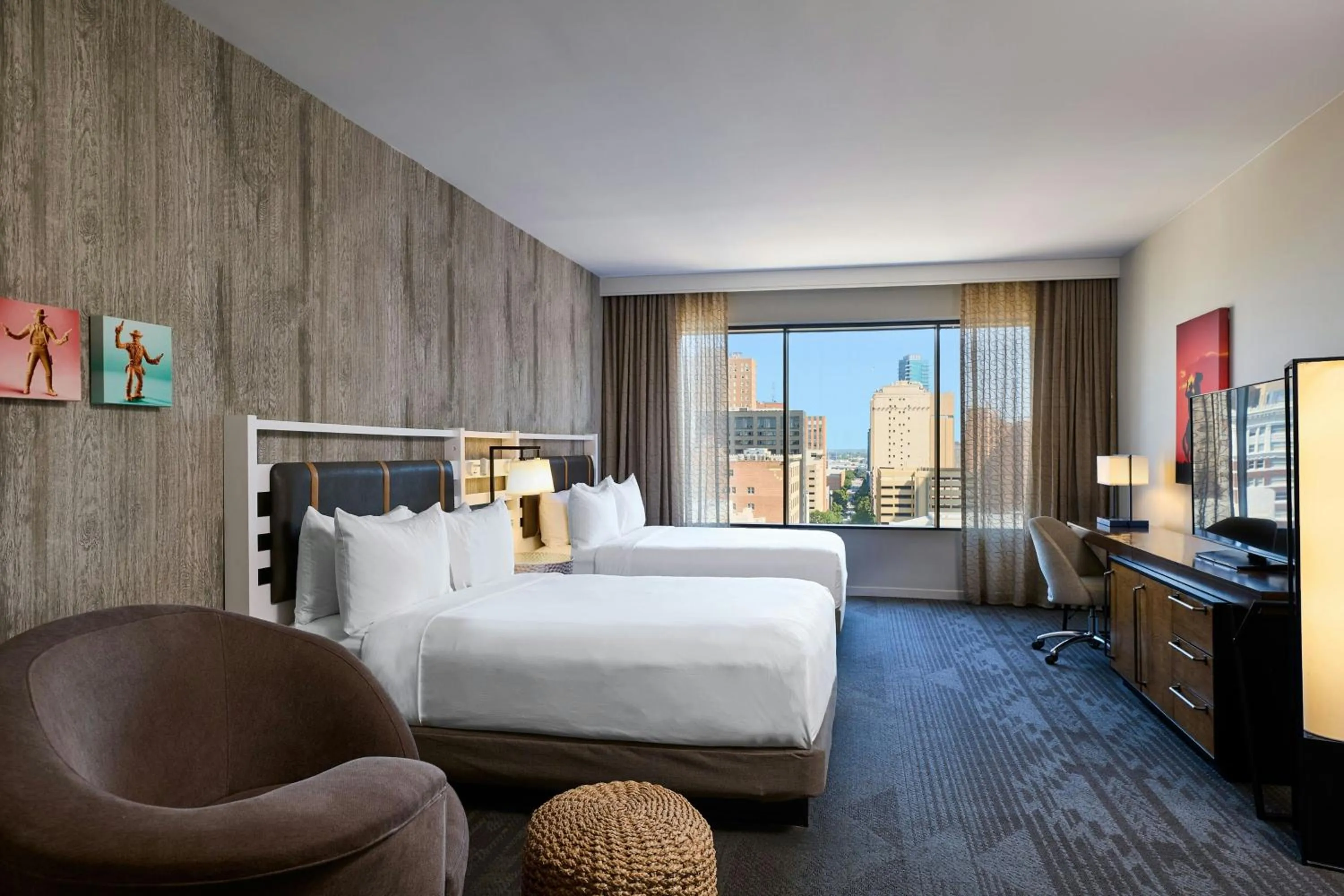 Bedroom, Bed in The Worthington Renaissance Fort Worth Hotel