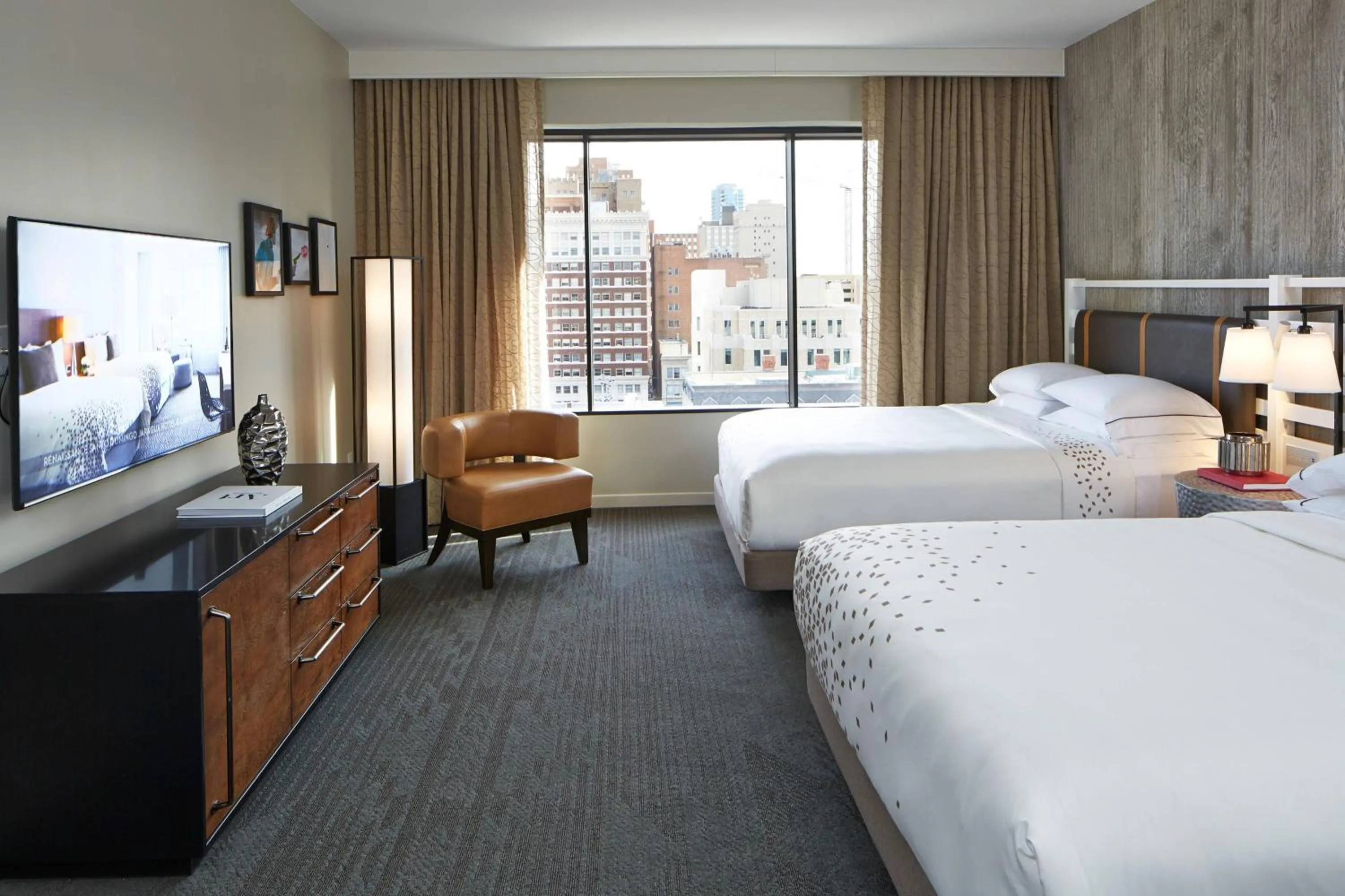 Bedroom, Bed in The Worthington Renaissance Fort Worth Hotel