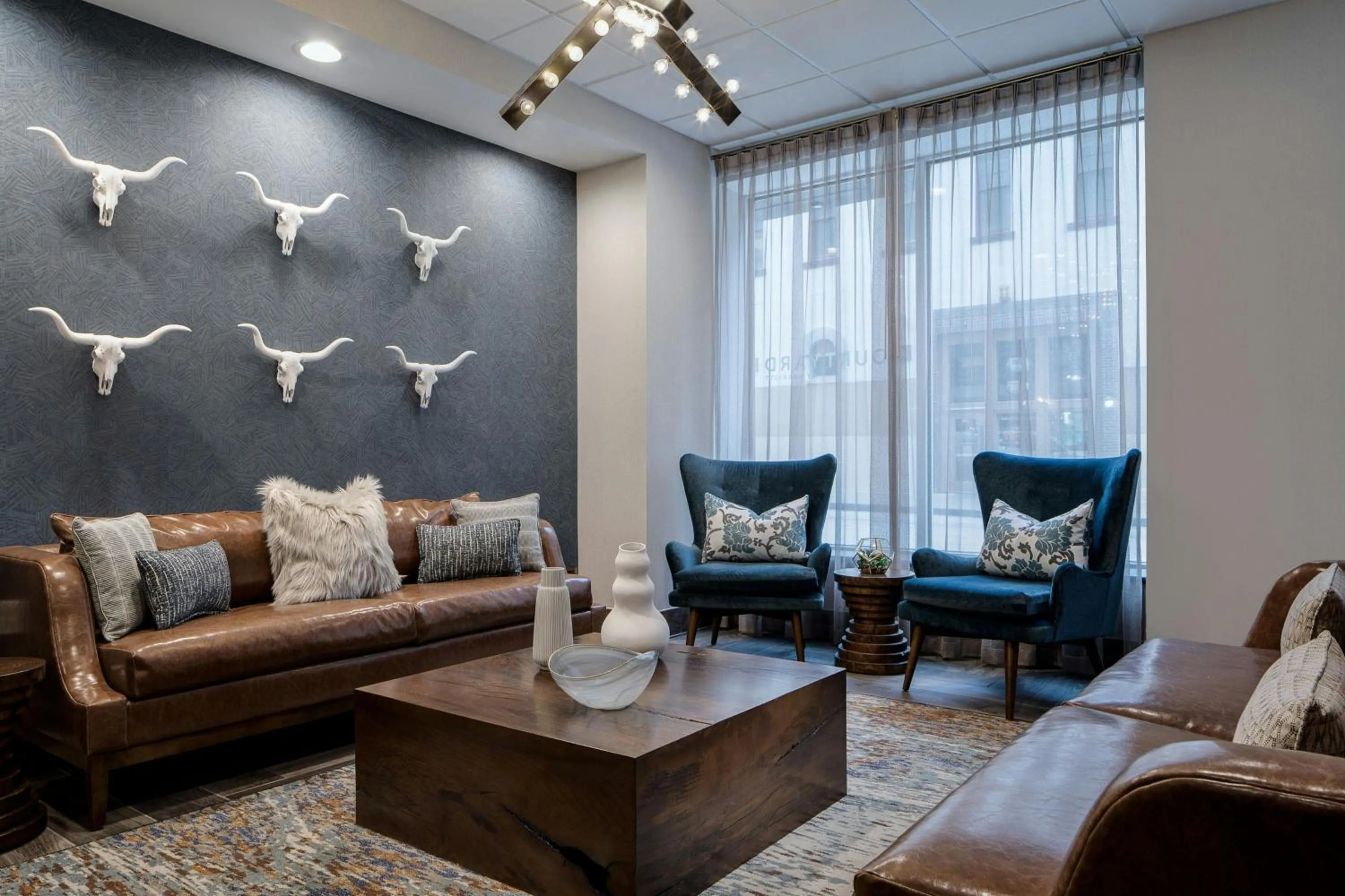 Lobby or reception in Courtyard Fort Worth Downtown/Blackstone