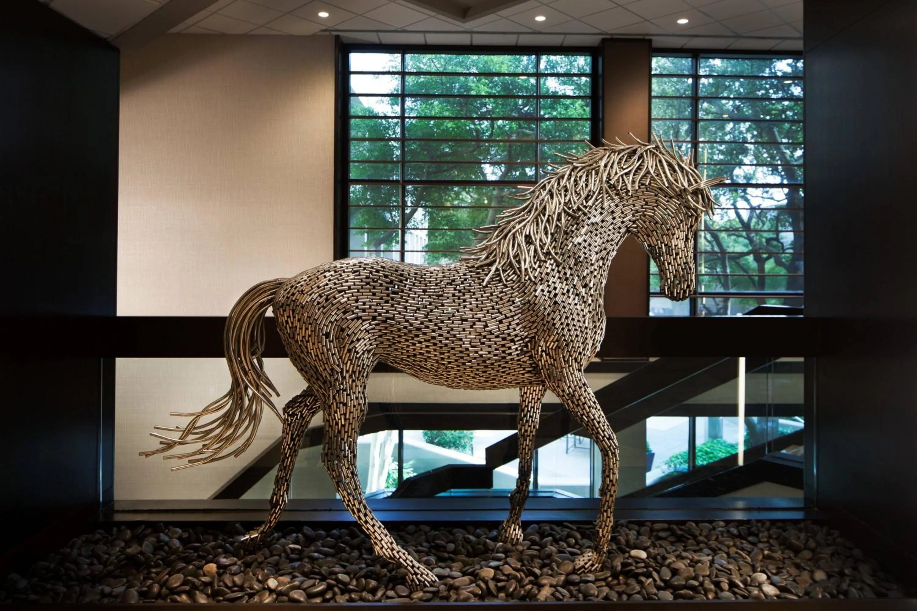Lobby or reception in Dallas/Fort Worth Airport Marriott