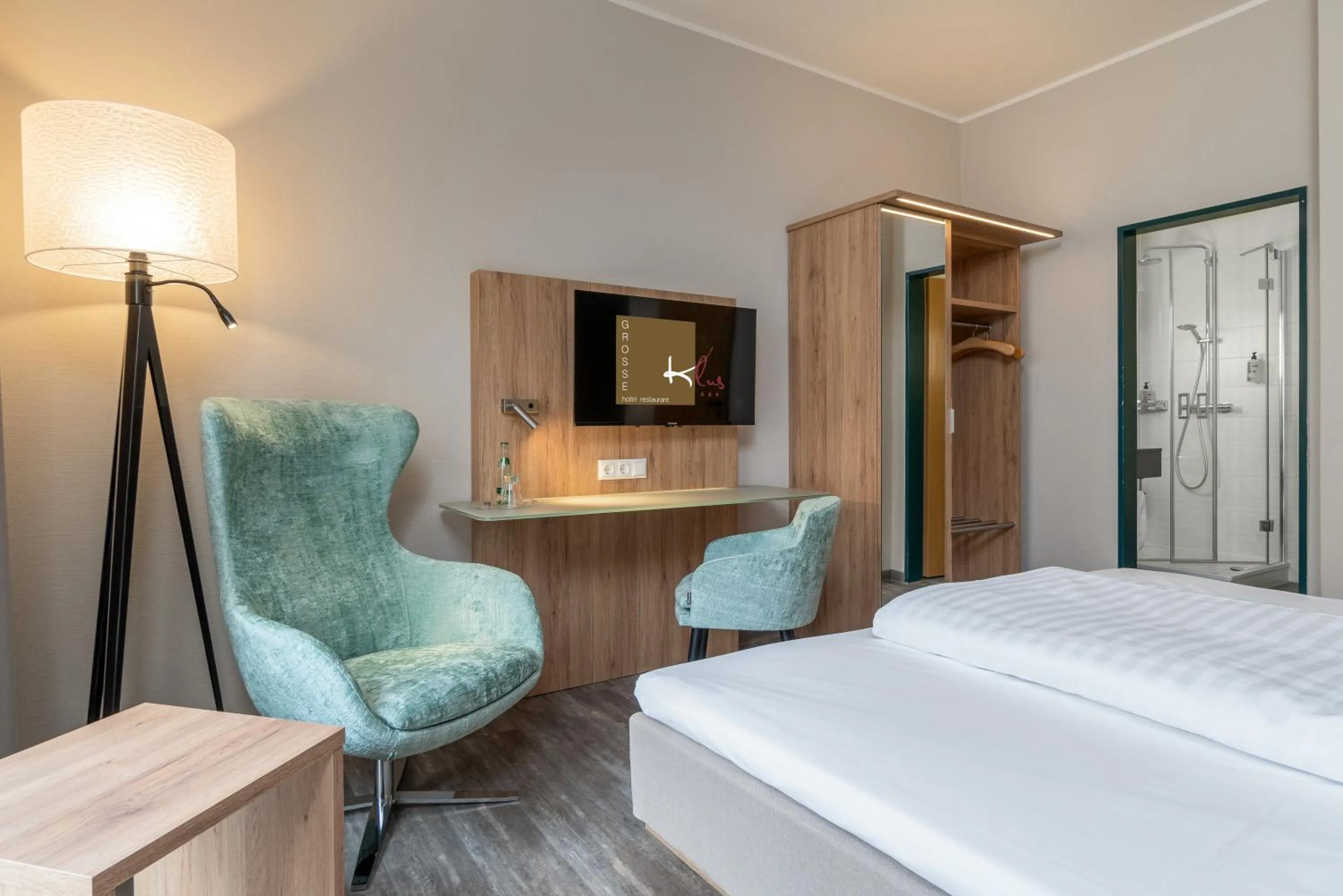 Decorative detail, Bed in Hotel Grosse Klus