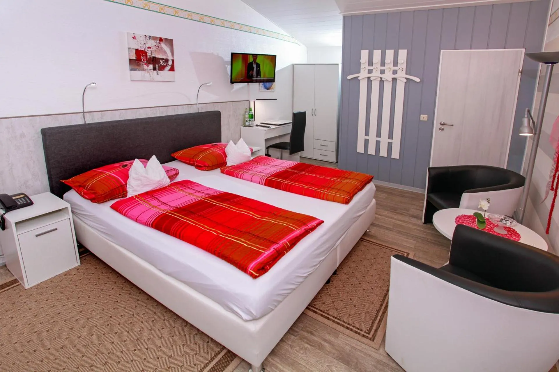 Bed in Hotel Brunnenbach