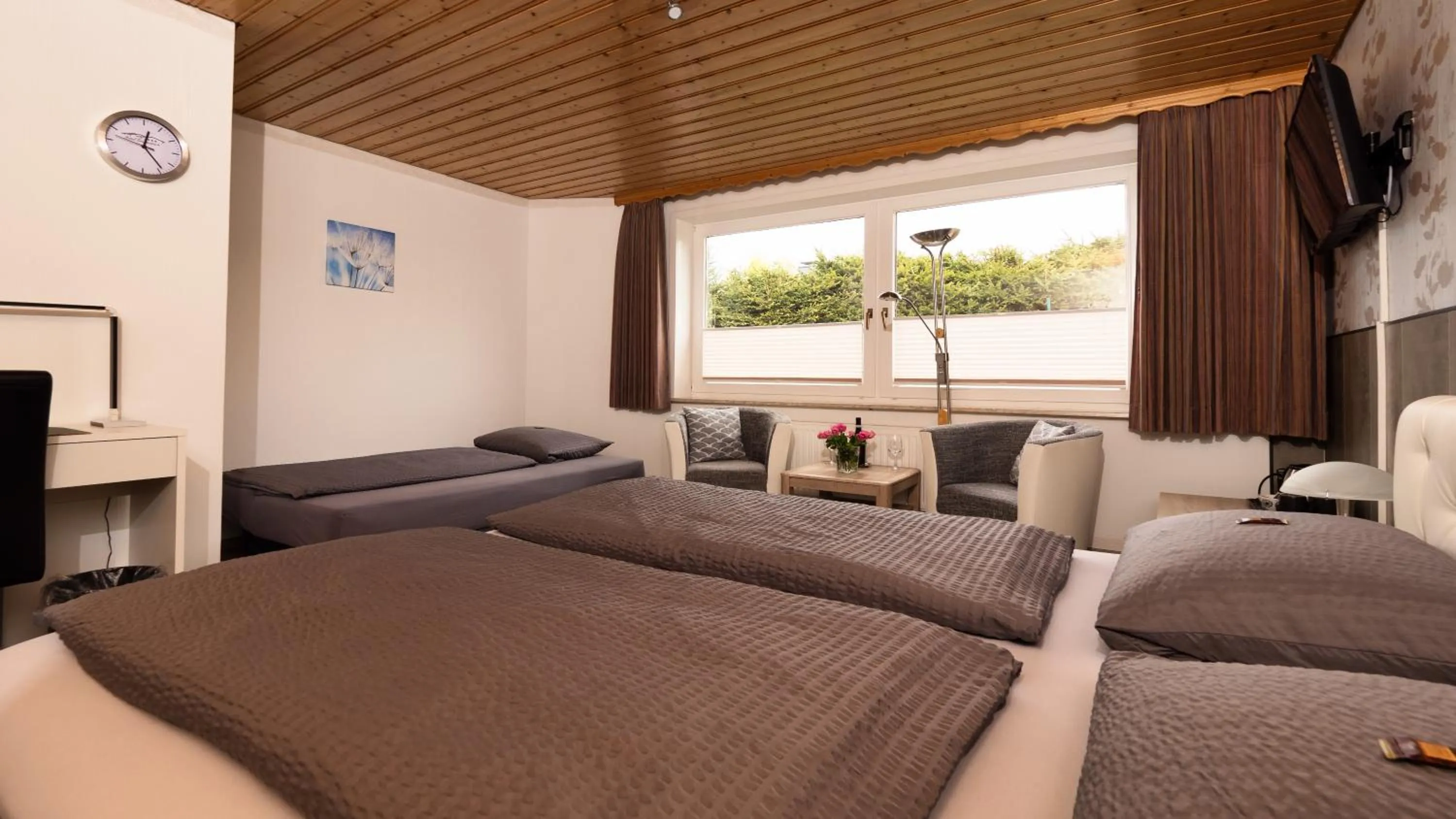 Bed in Hotel Brunnenbach