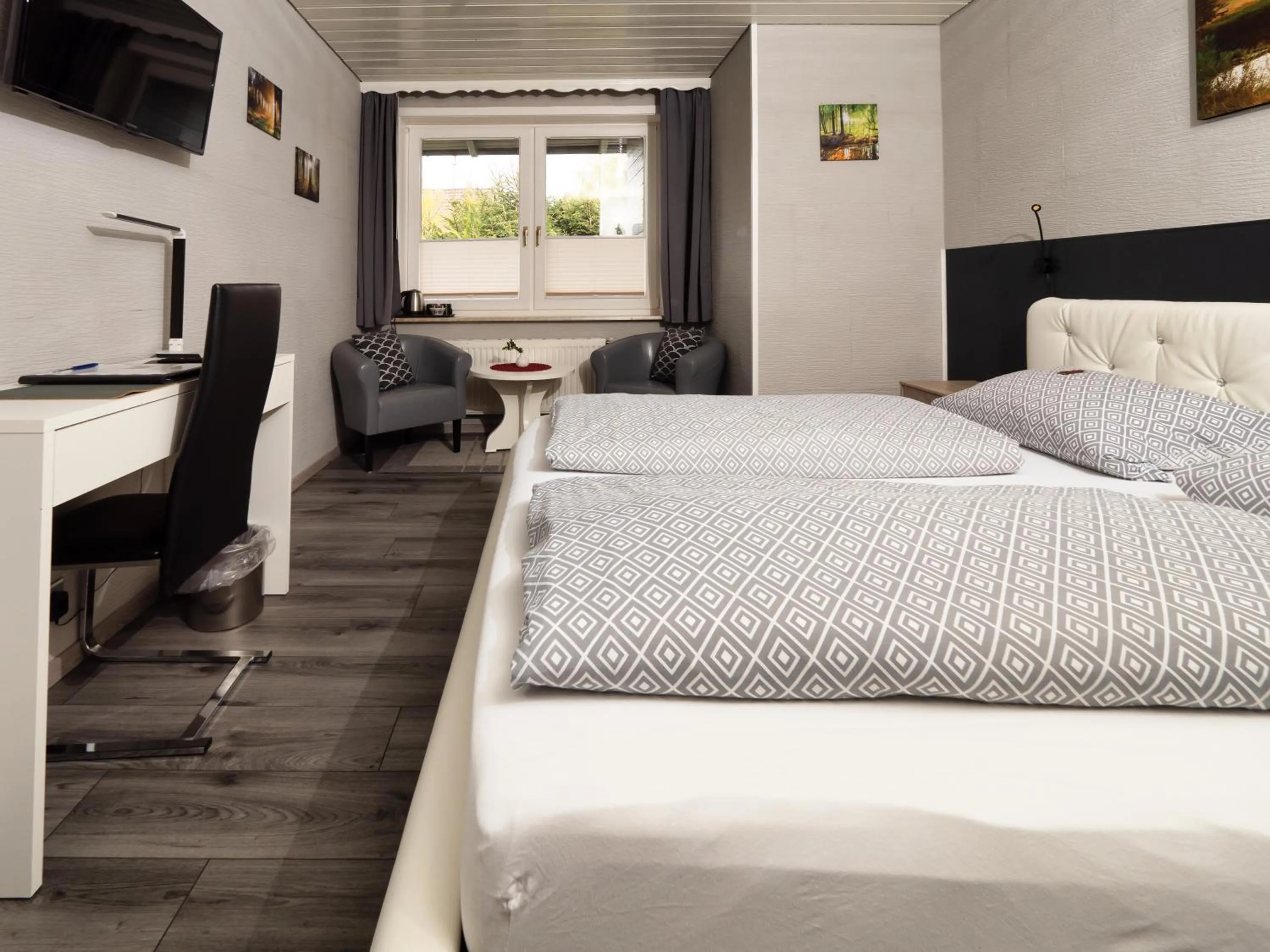 Bed in Hotel Brunnenbach