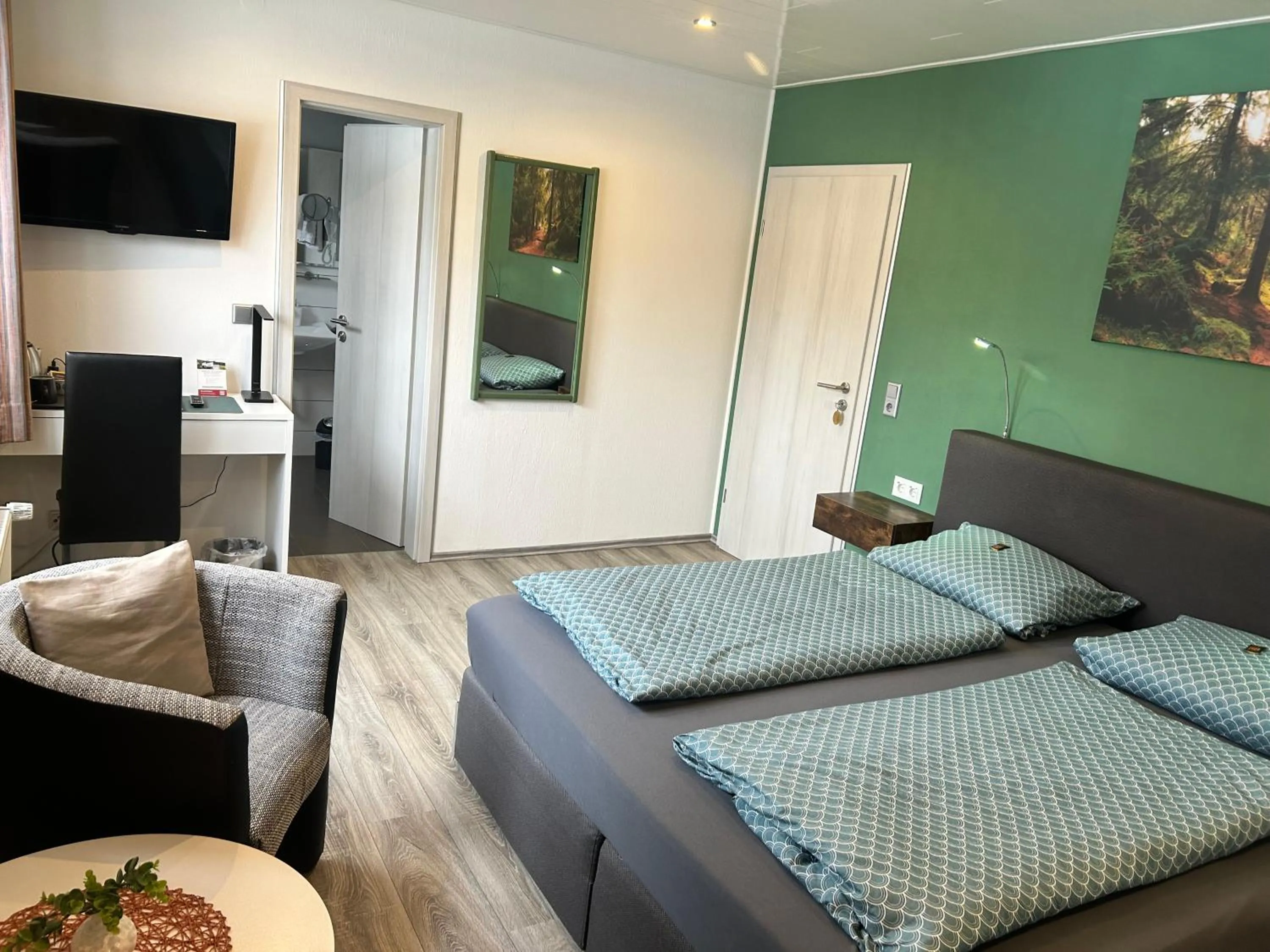 Photo of the whole room, Bed in Hotel Brunnenbach