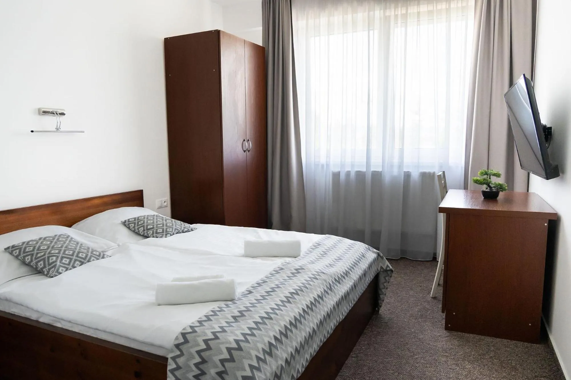 Bed in Hotel Slanica