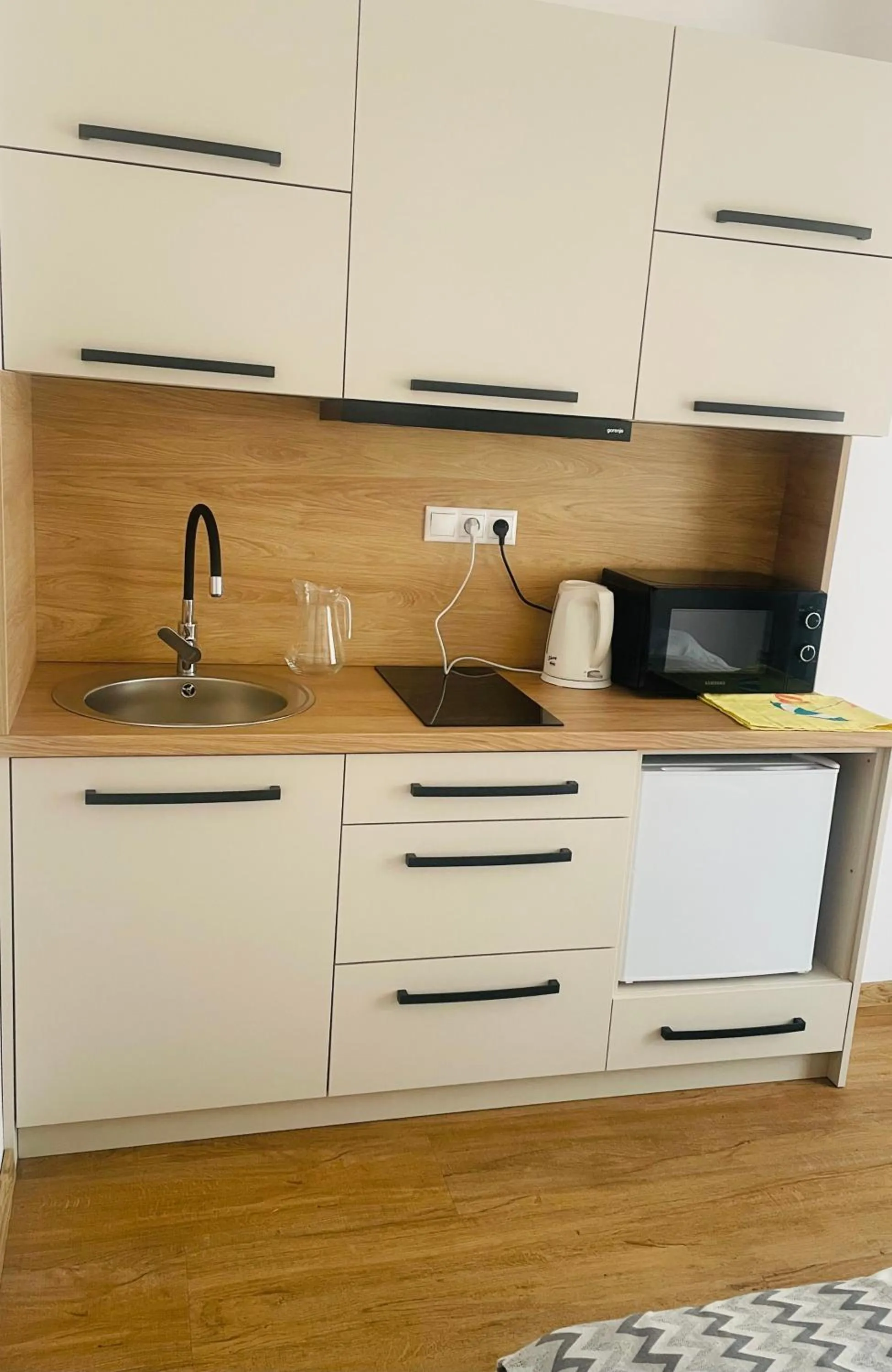 Kitchen or kitchenette in Hotel Slanica