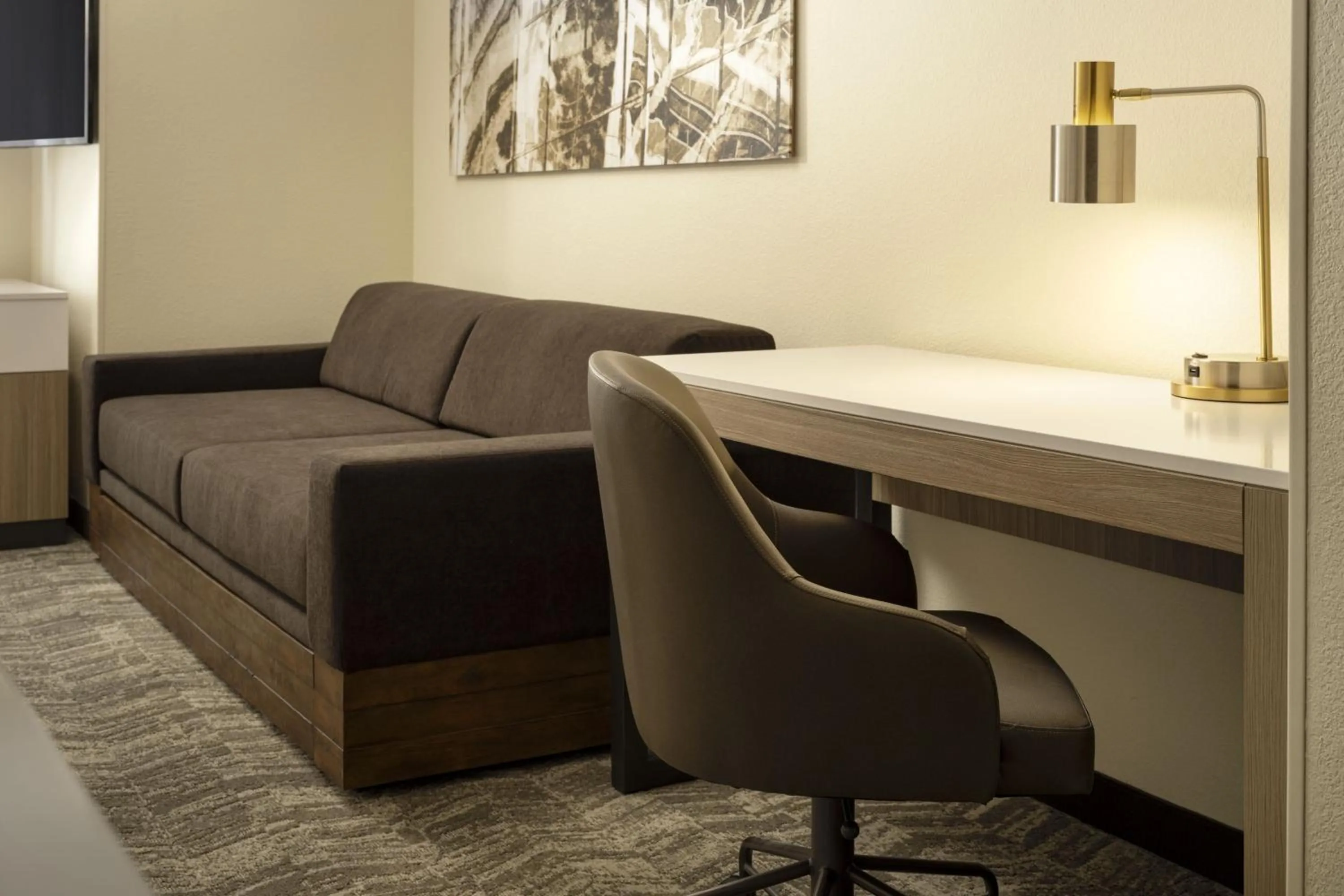 Living room in SpringHill Suites Fort Worth University