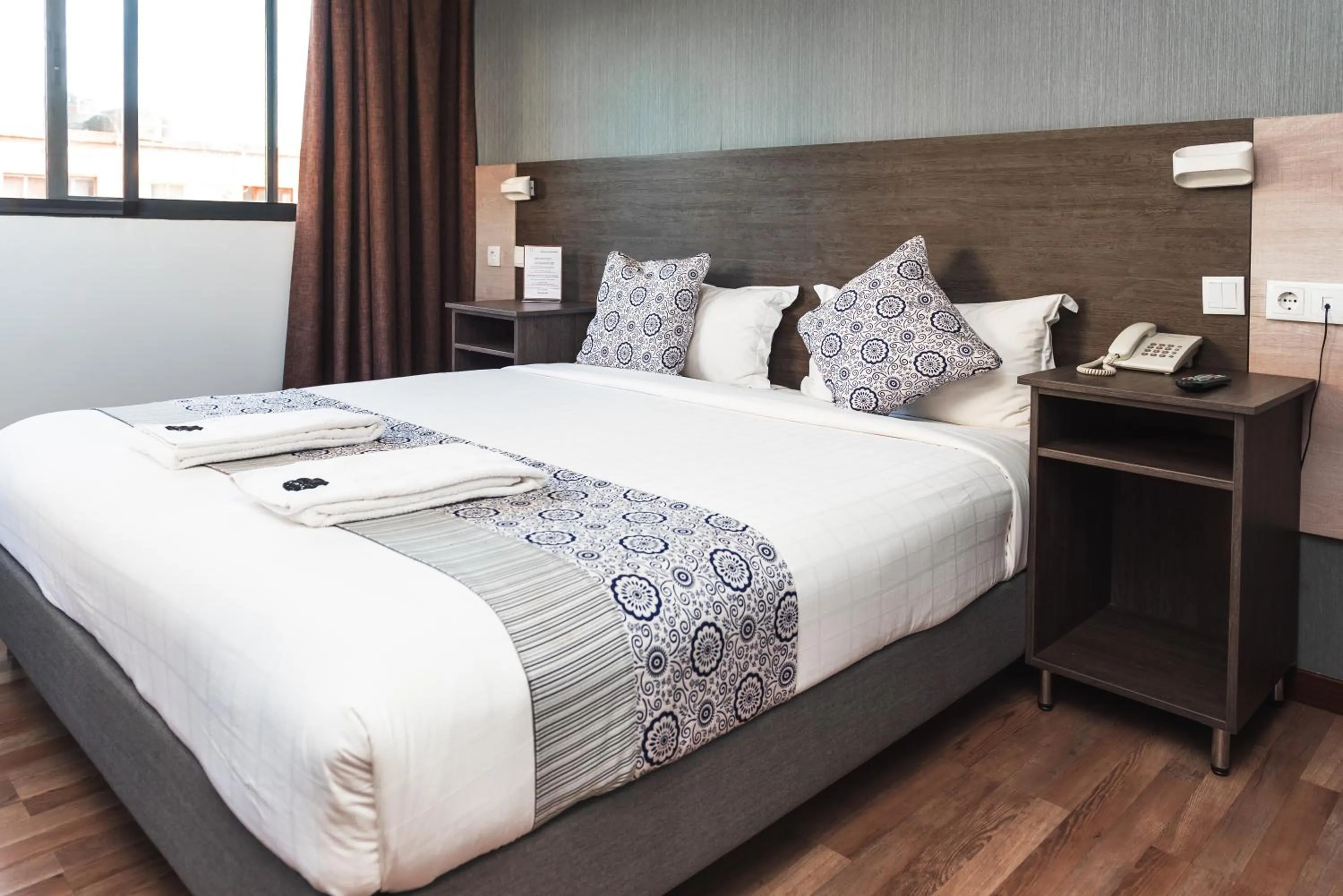 Bed in Hotel Kapital