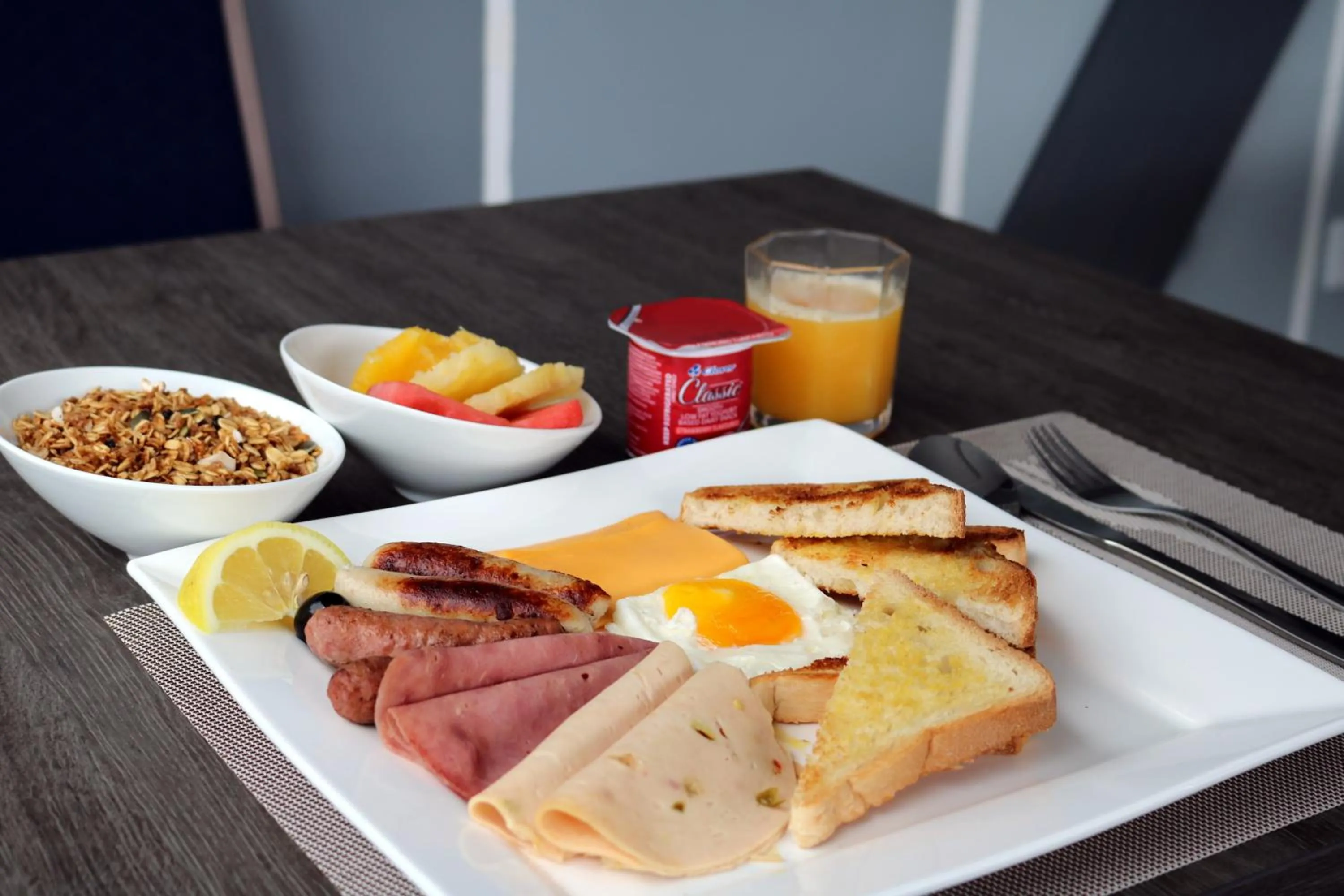 Food close-up in Hotel Kapital