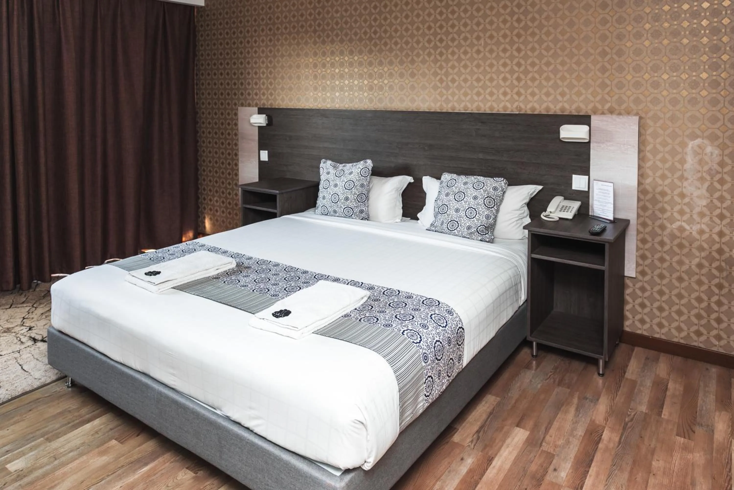 Bed in Hotel Kapital