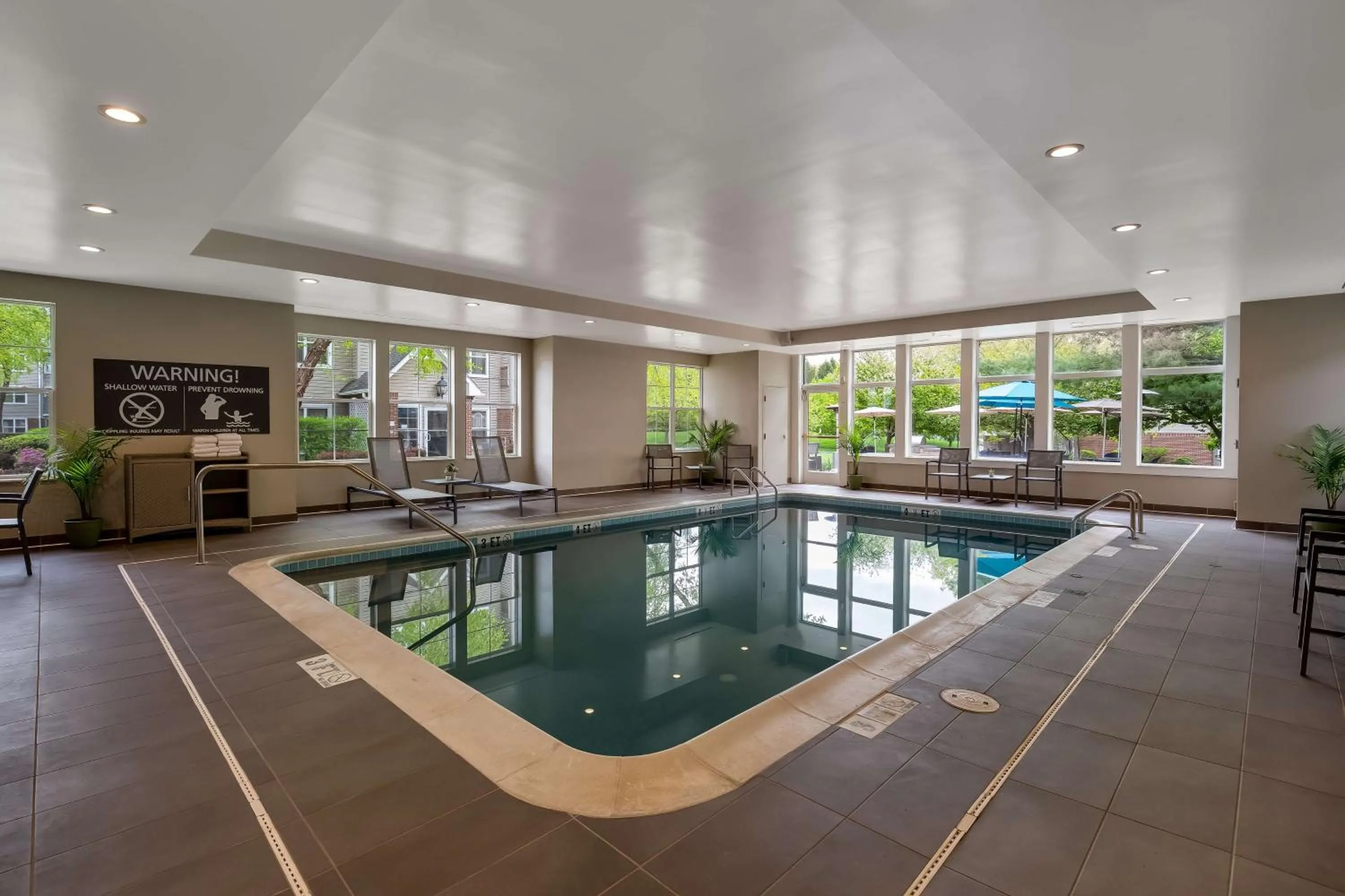 Pool view in Sonesta ES Suites Parsippany Morris Plains
