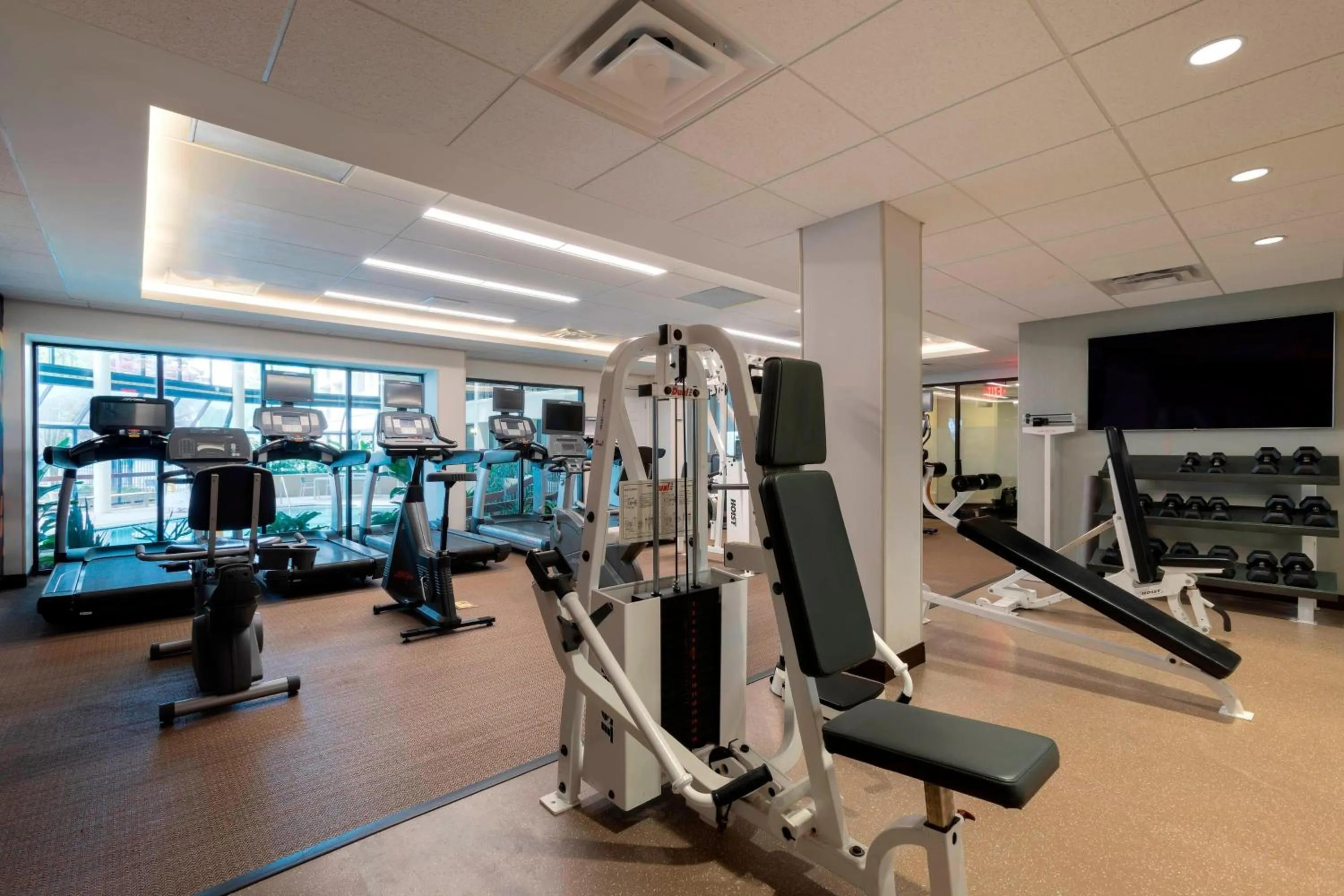 Fitness centre/facilities in Greensboro-High Point Marriott Airport
