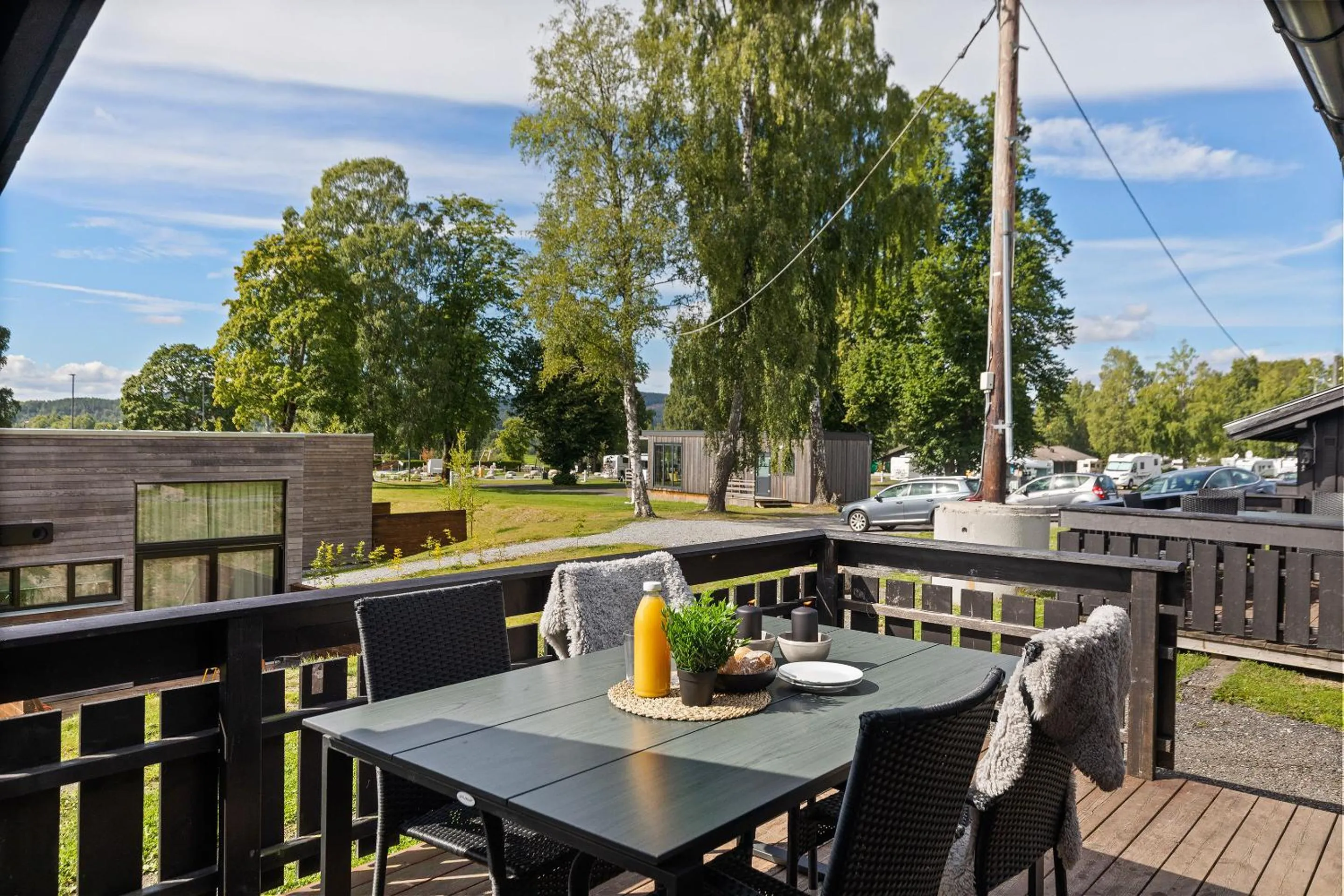 Balcony/Terrace in Topcamp Bogstad - Oslo