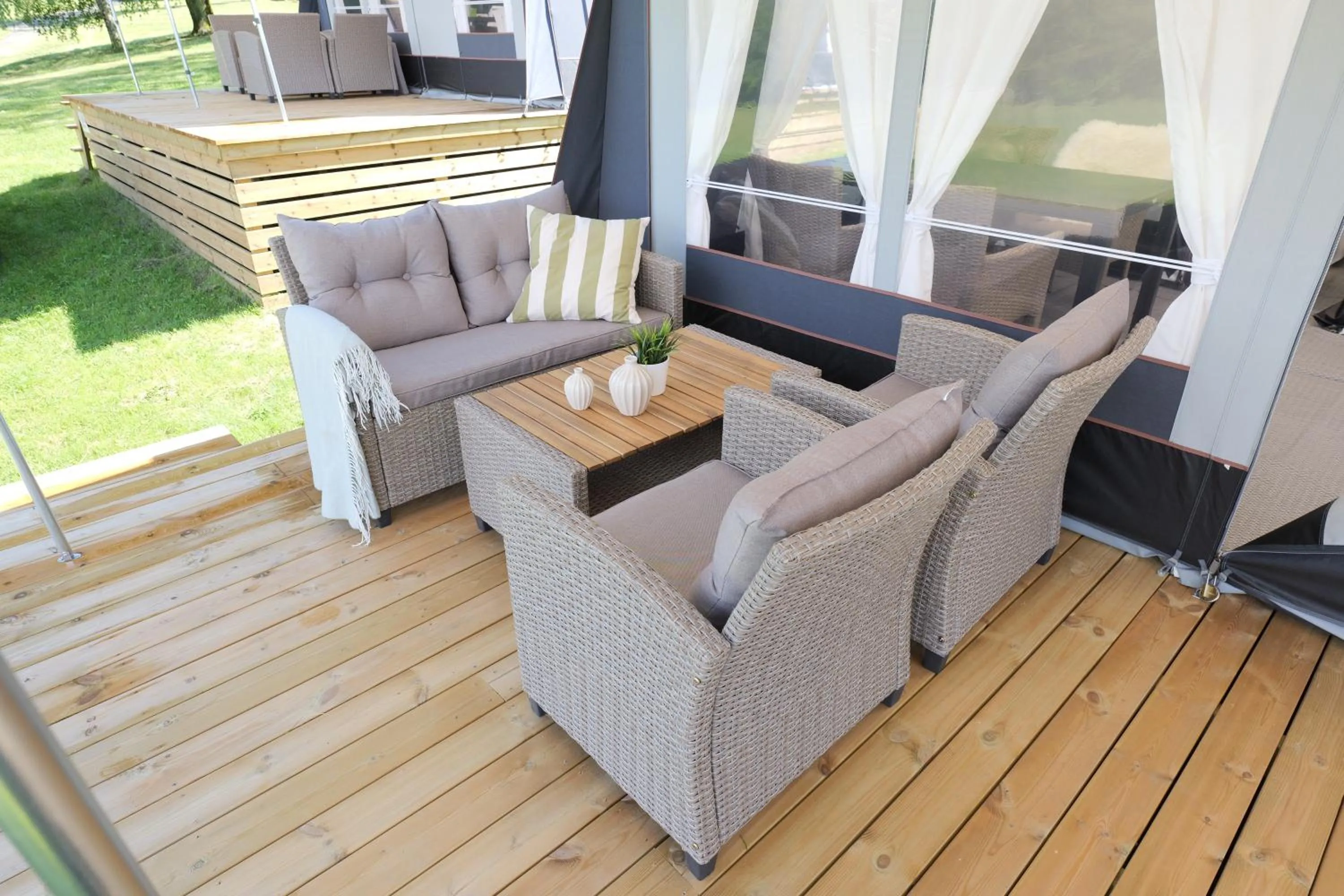 Patio in Topcamp Bogstad - Oslo