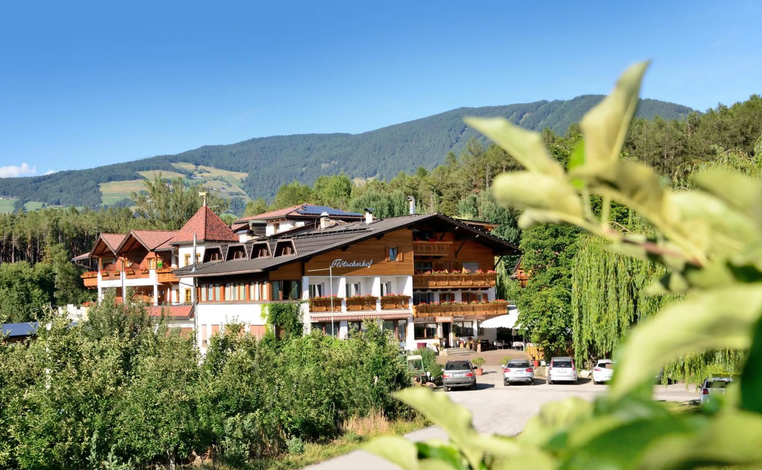Facade/entrance in Hotel Flötscherhof