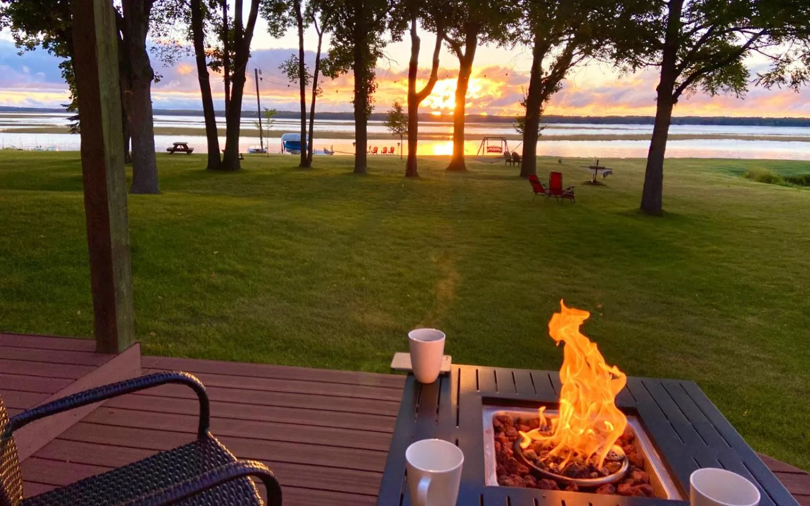 Patio in Leech Lake Resort Bed & Breakfast
