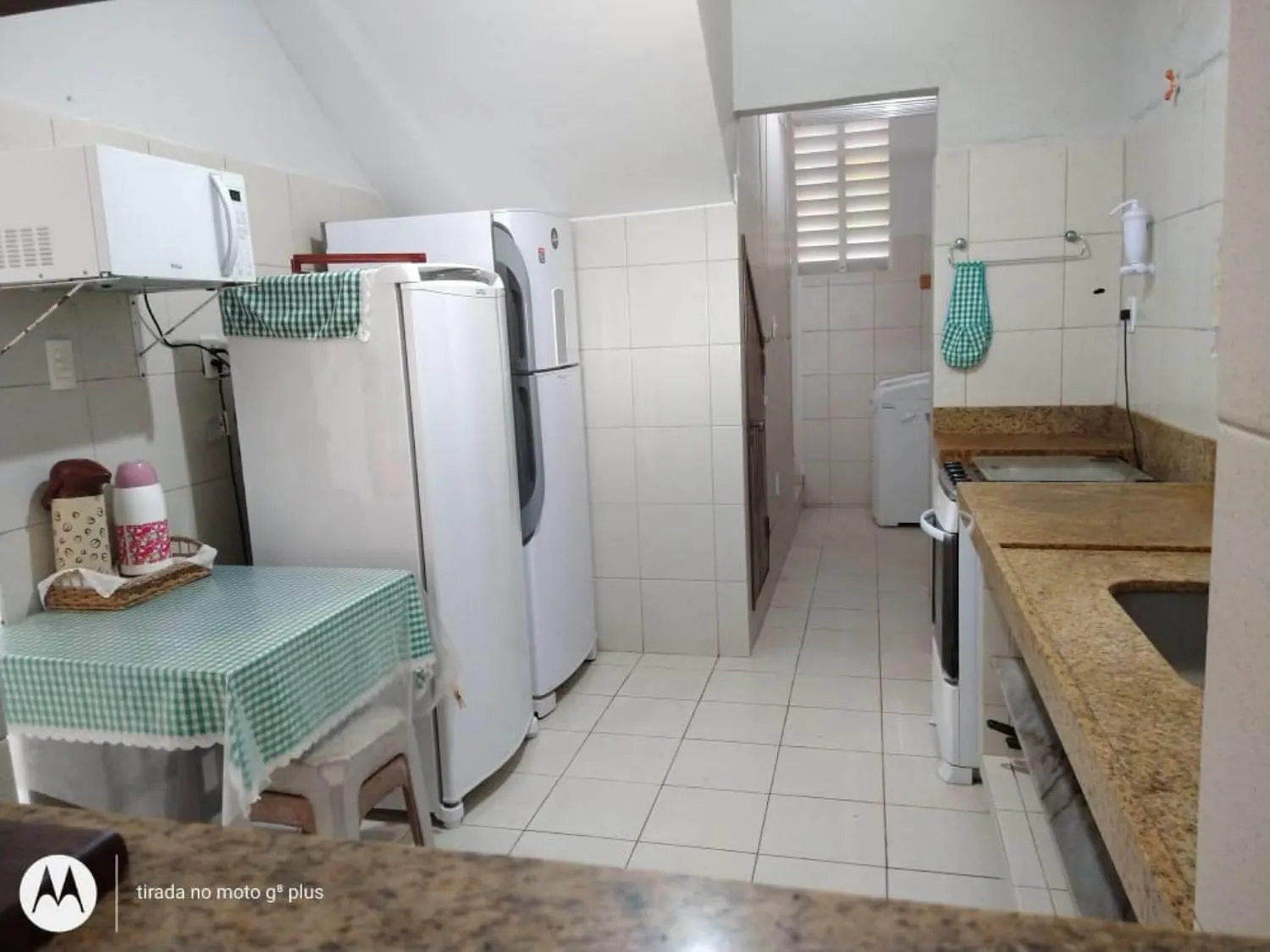 Kitchen or kitchenette in Casa Pé na Areia