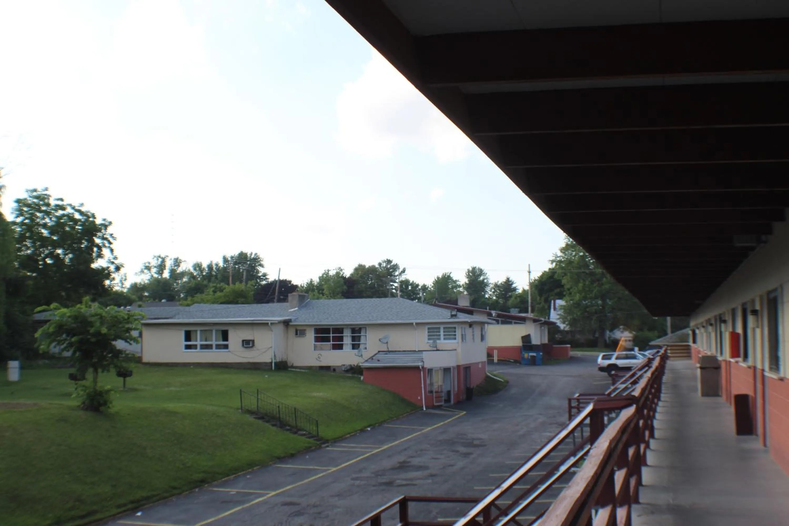 Property building in Americas Best Value Inn Geneva