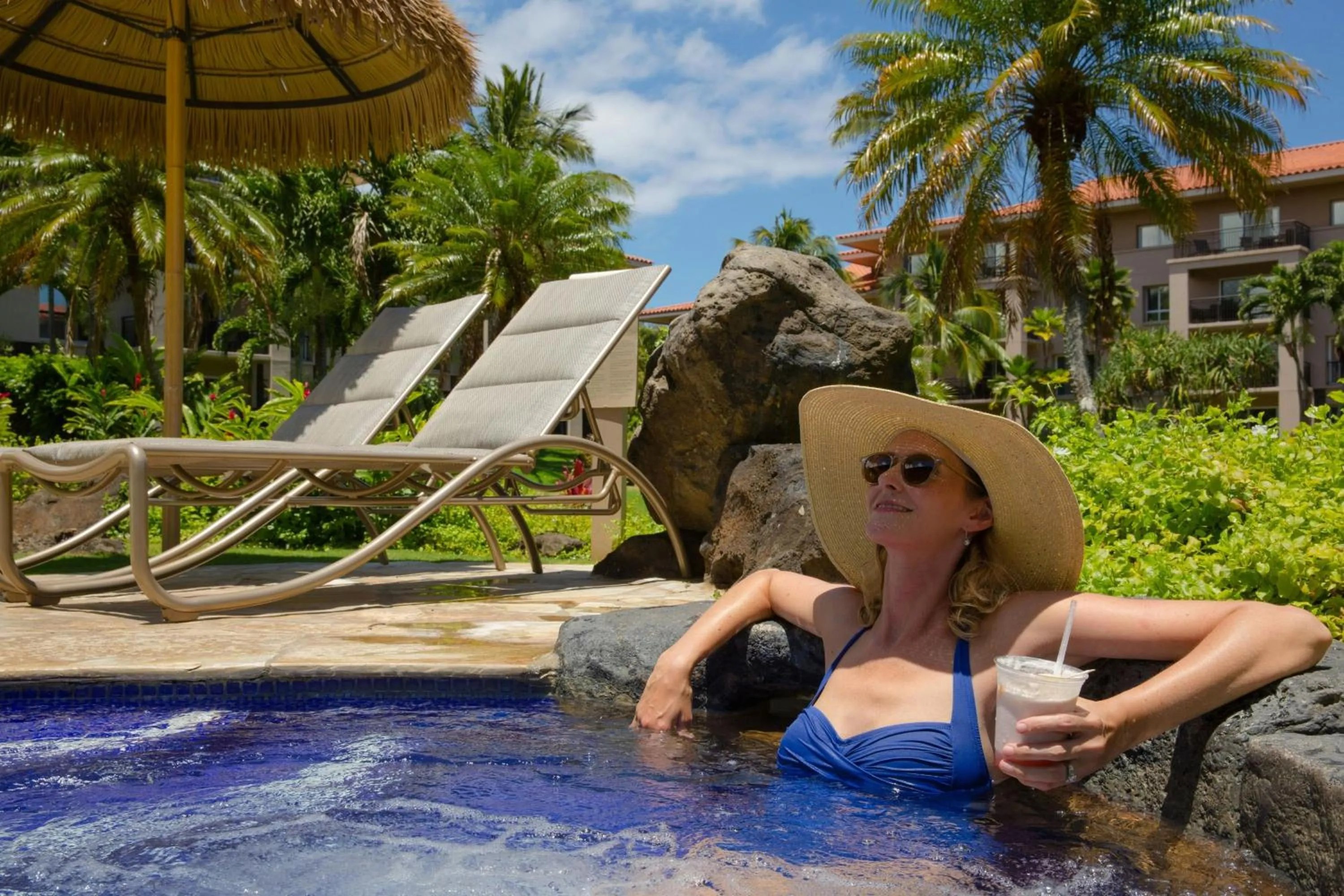 Swimming pool in Marriott's Waiohai Beach Club