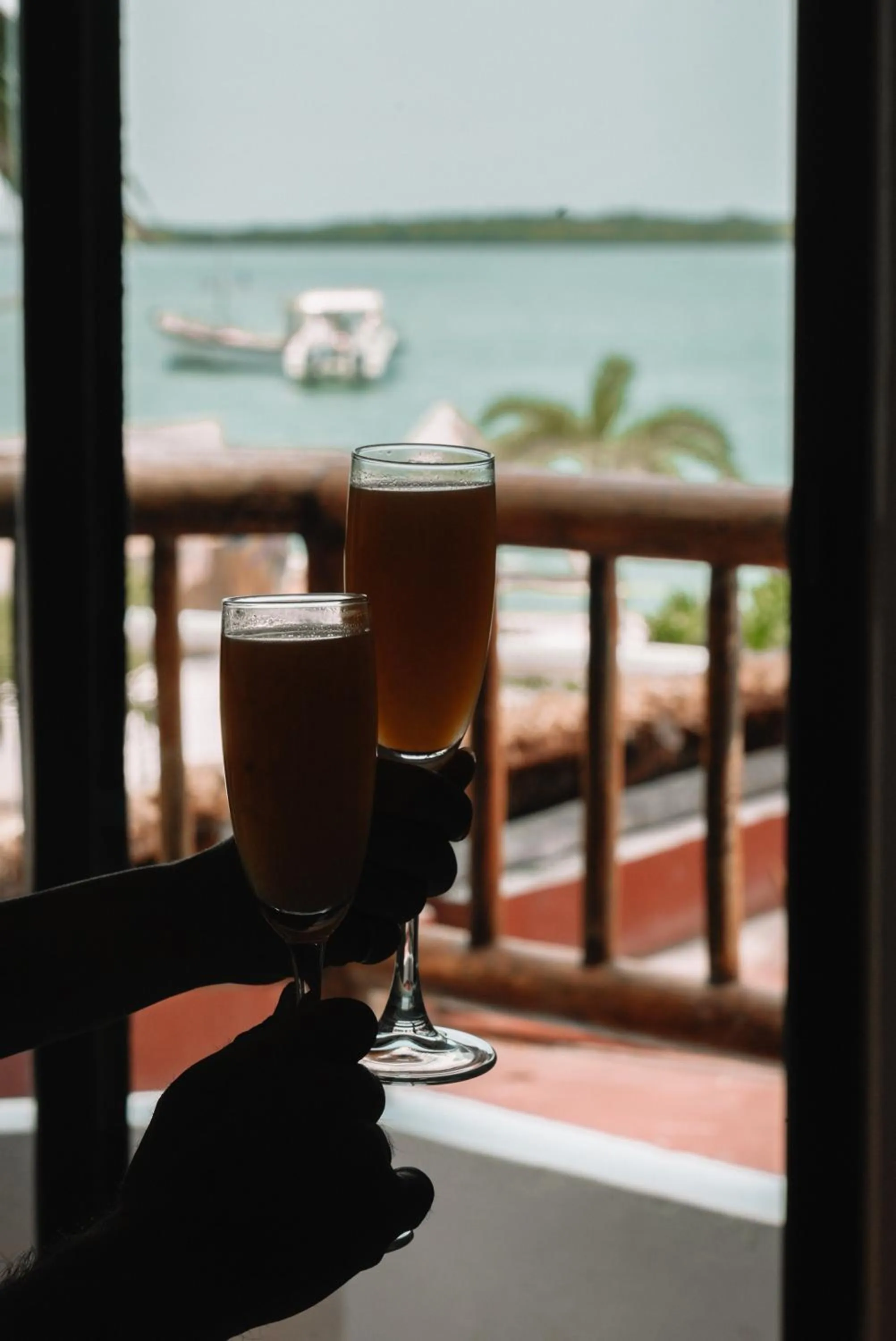 River view in Hotel Rio Lagartos