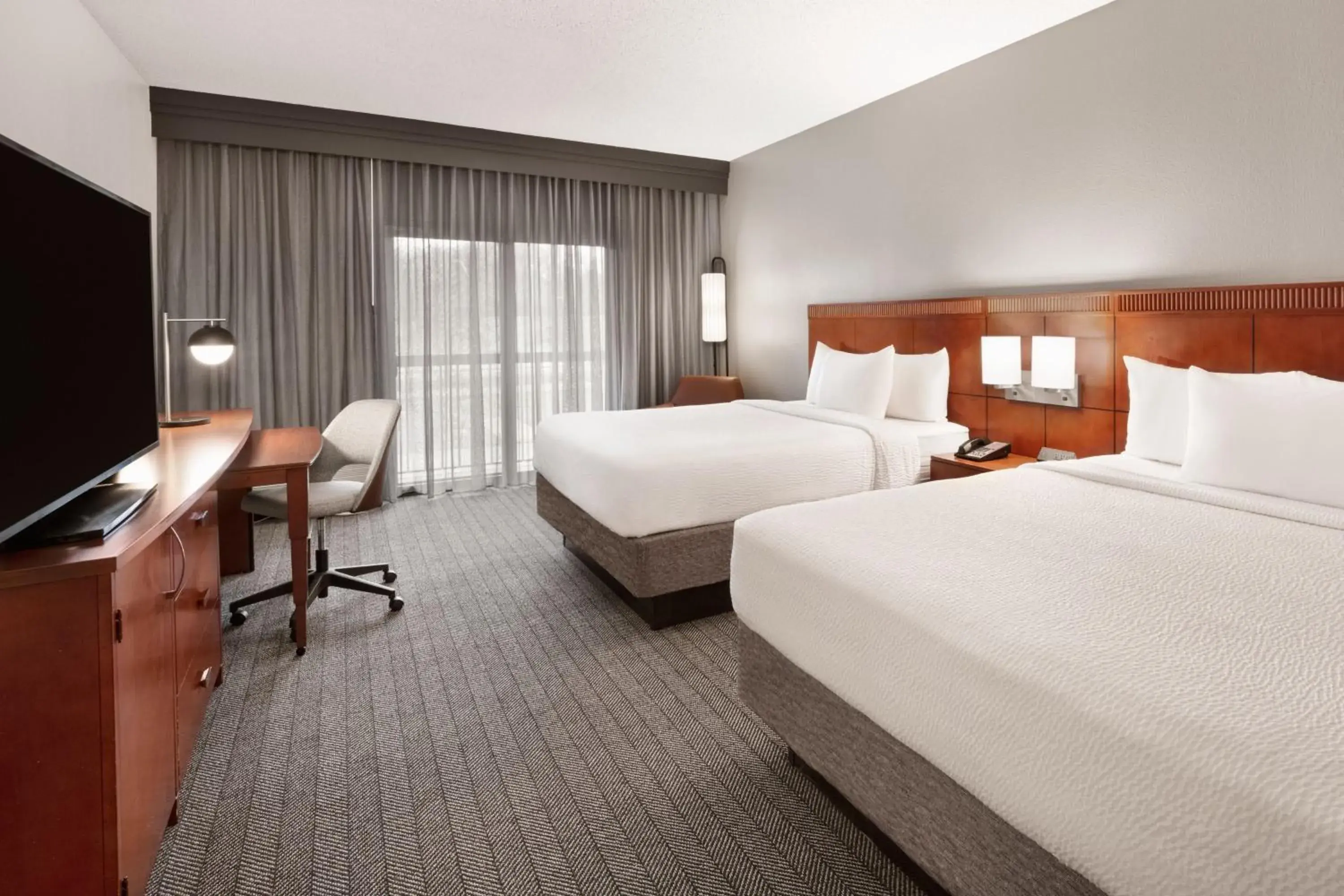 Queen Room with Two Queen Beds - Hearing Accessible in Courtyard by Marriott Memphis Airport Queen Room with Two Queen Beds - Hearing Accessible in Courtyard by Marriott Memphis Airport