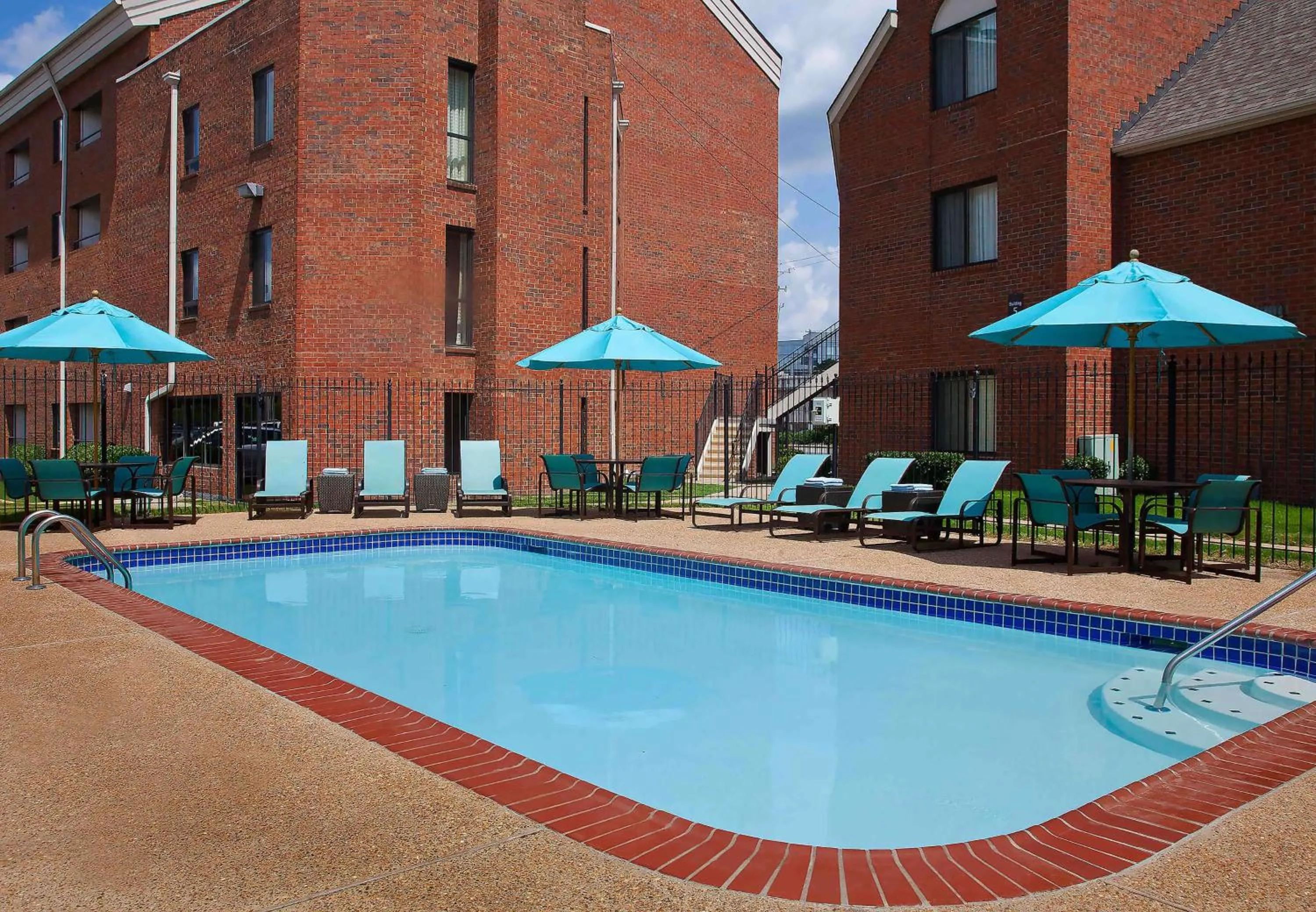 Pool view in Sonesta Simply Suites Memphis East Poplar Pike