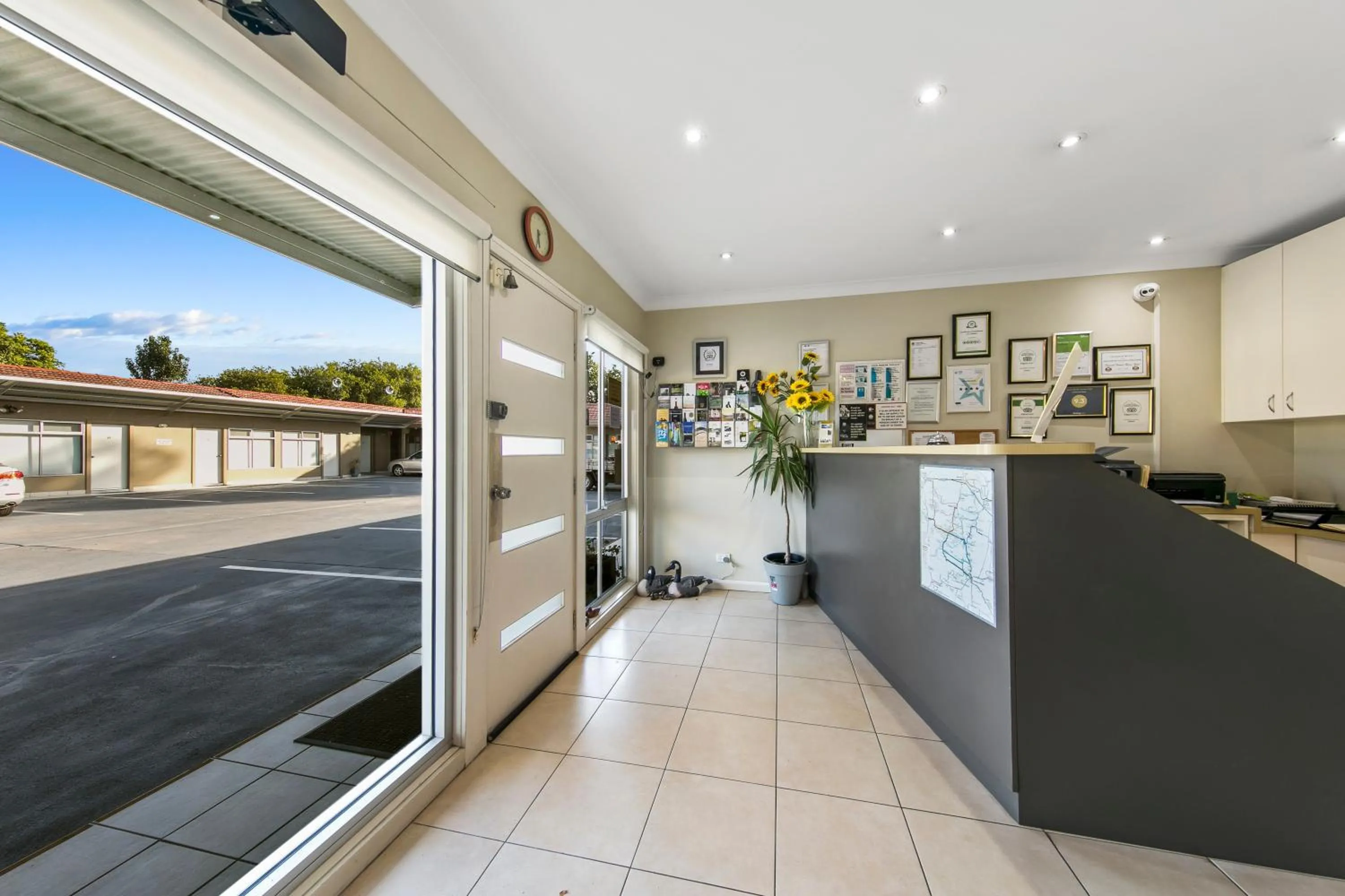 Lobby or reception in Cessnock Motel
