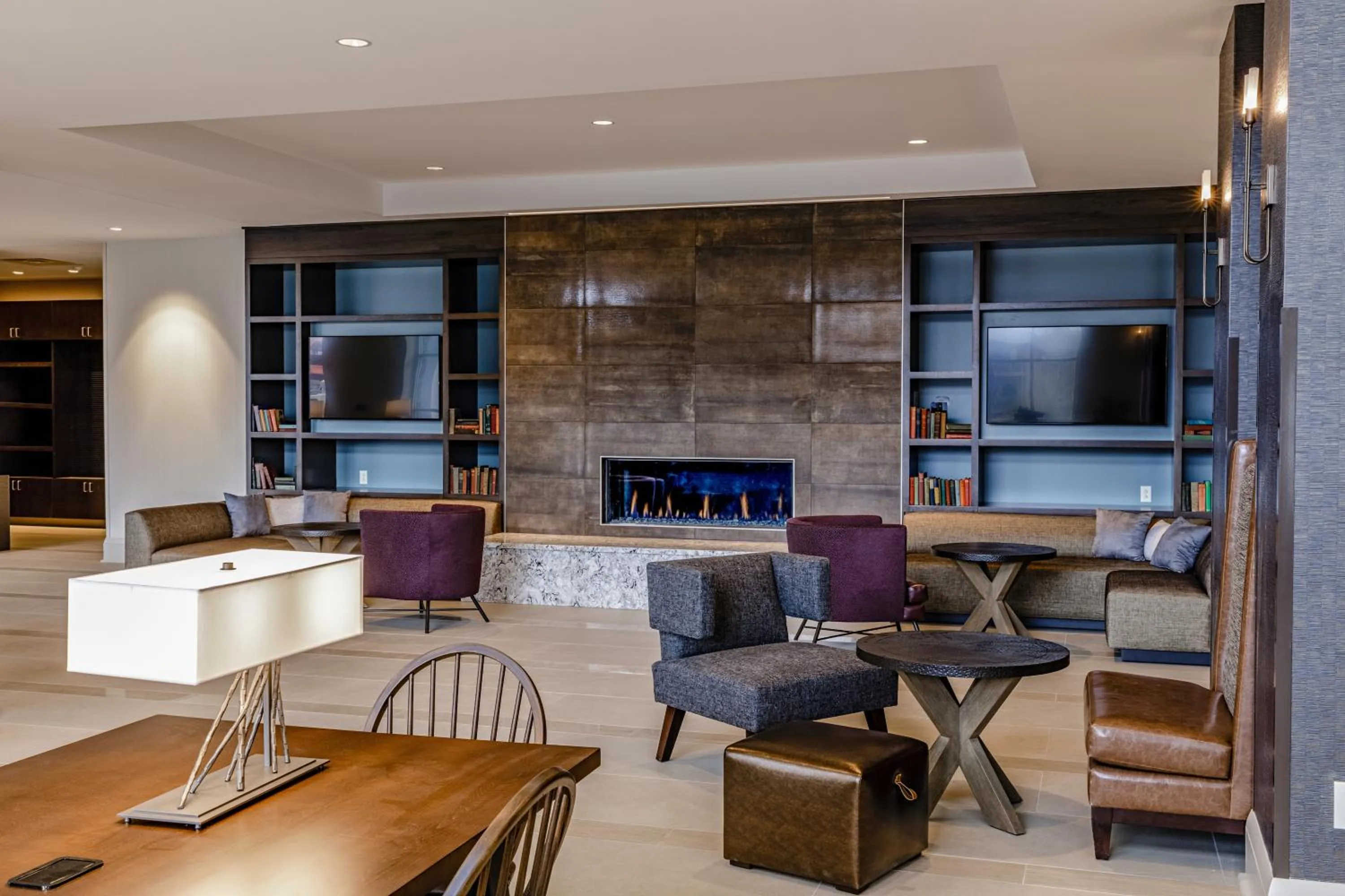 Seating area in Hotel Madison & Shenandoah Conference Ctr.