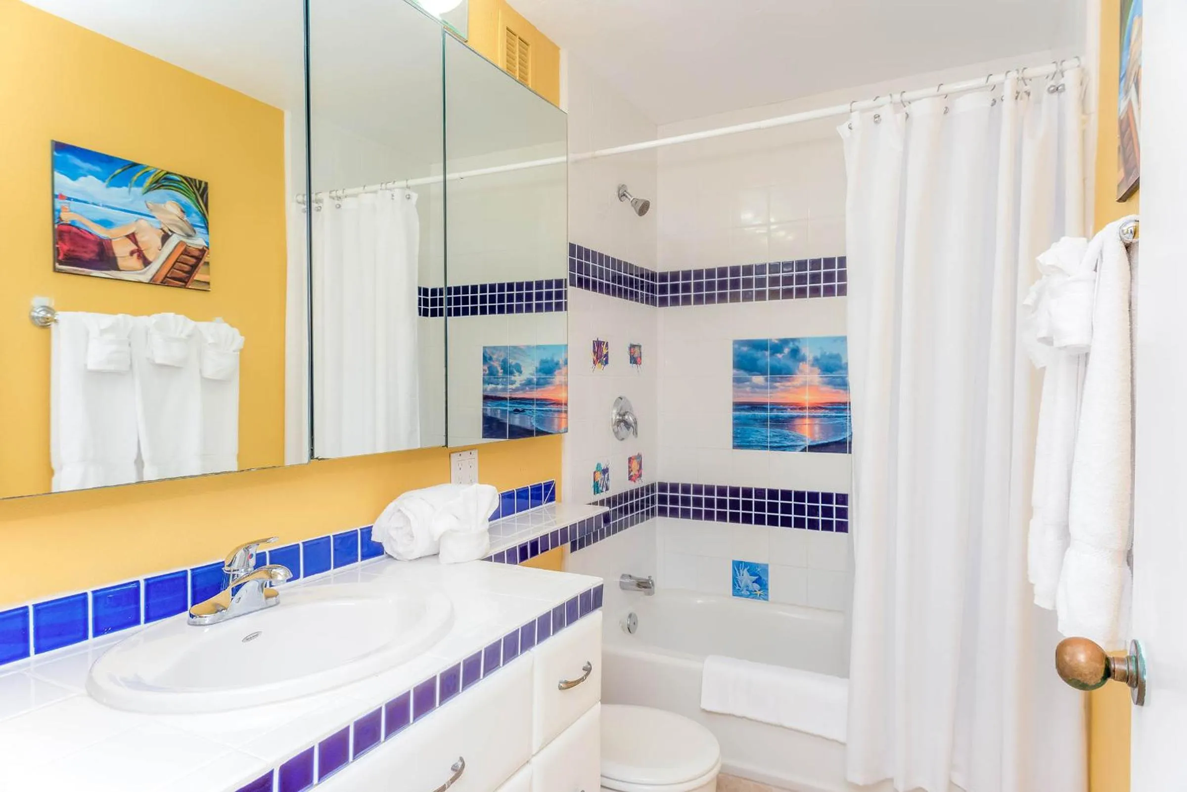 Bathroom in Capri by the Sea by All Seasons Resort Lodging