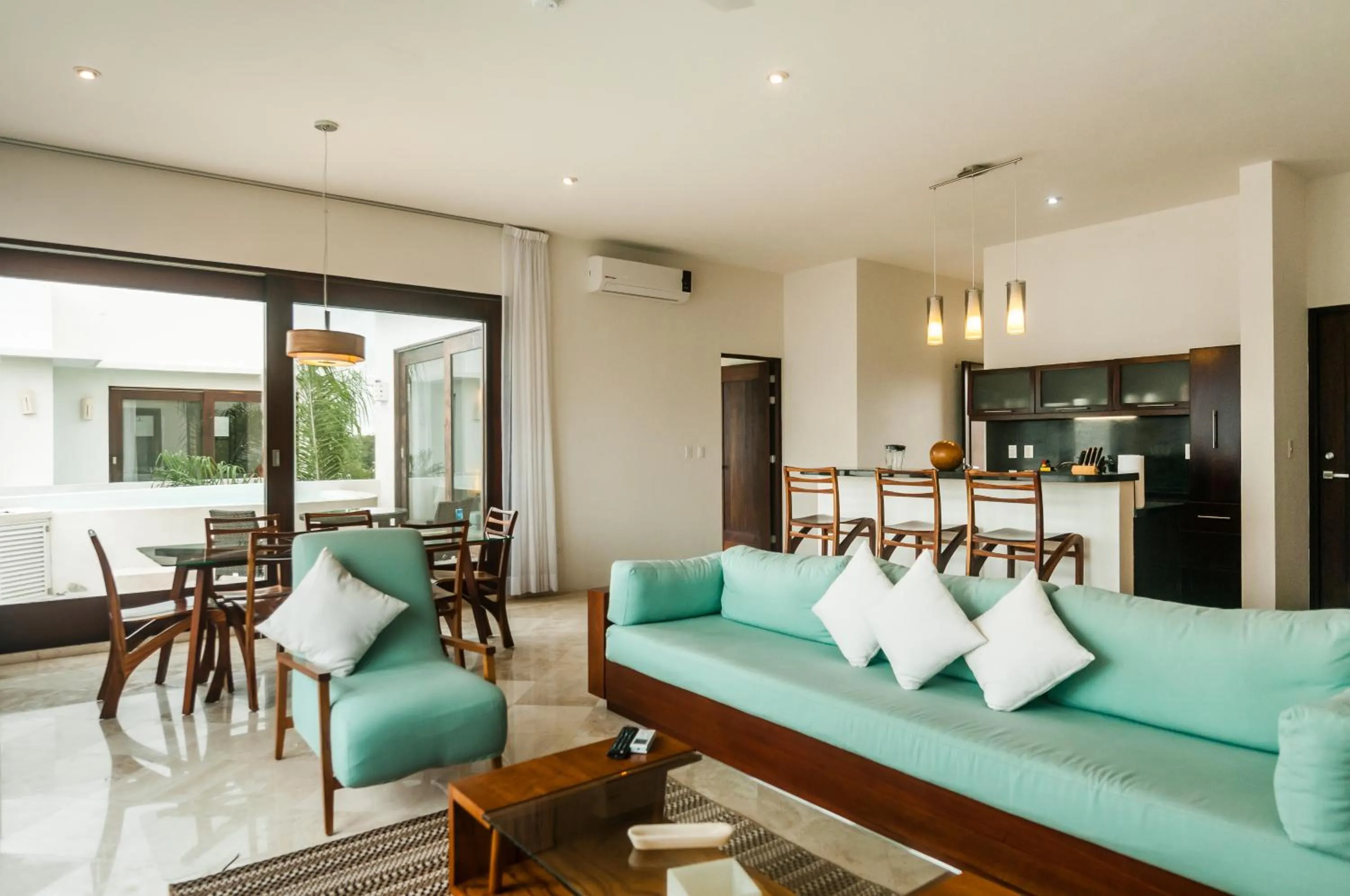 Living room in Mak Nuk Village - Clothing Optional