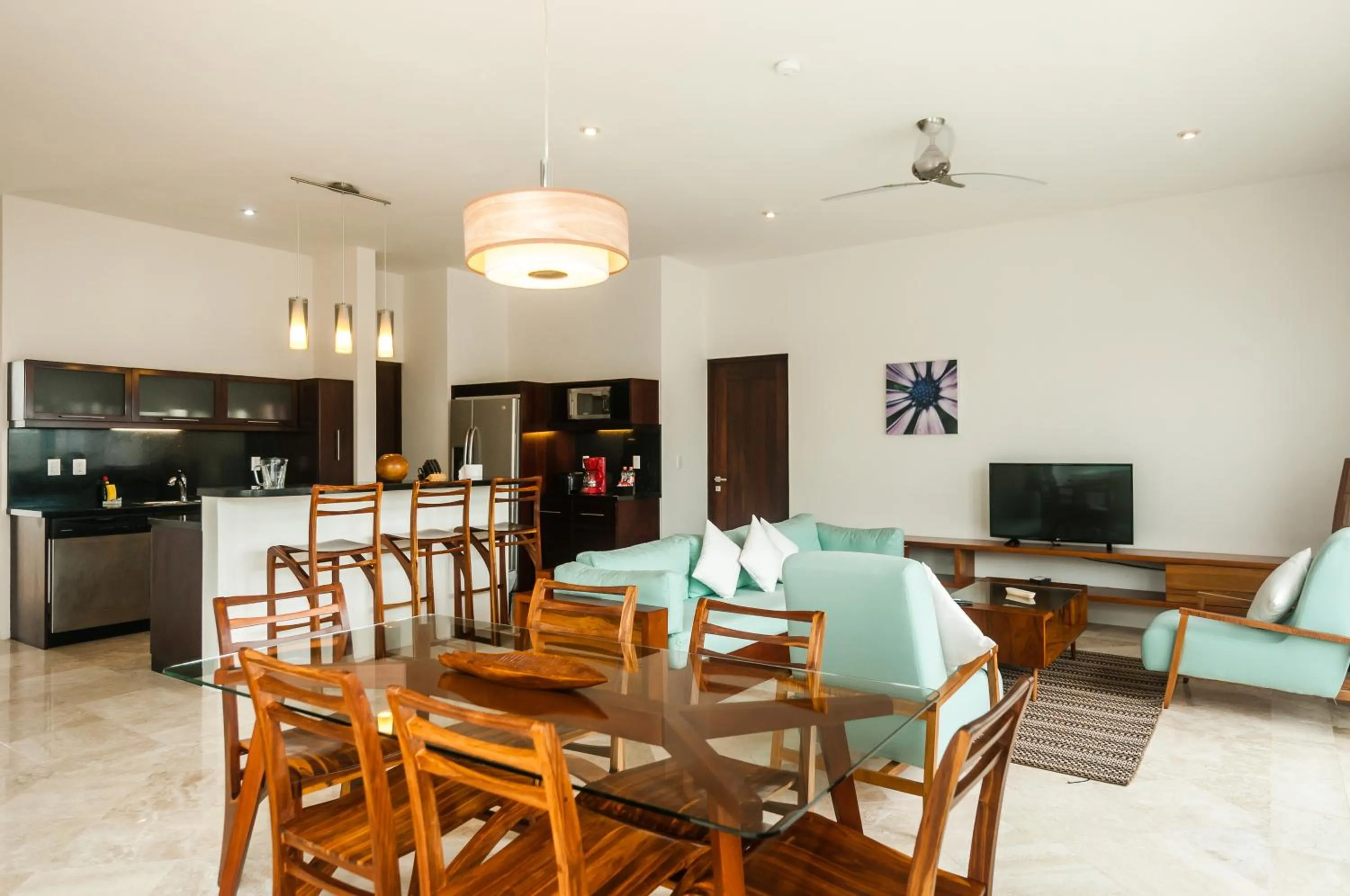 Living room in Mak Nuk Village - Clothing Optional