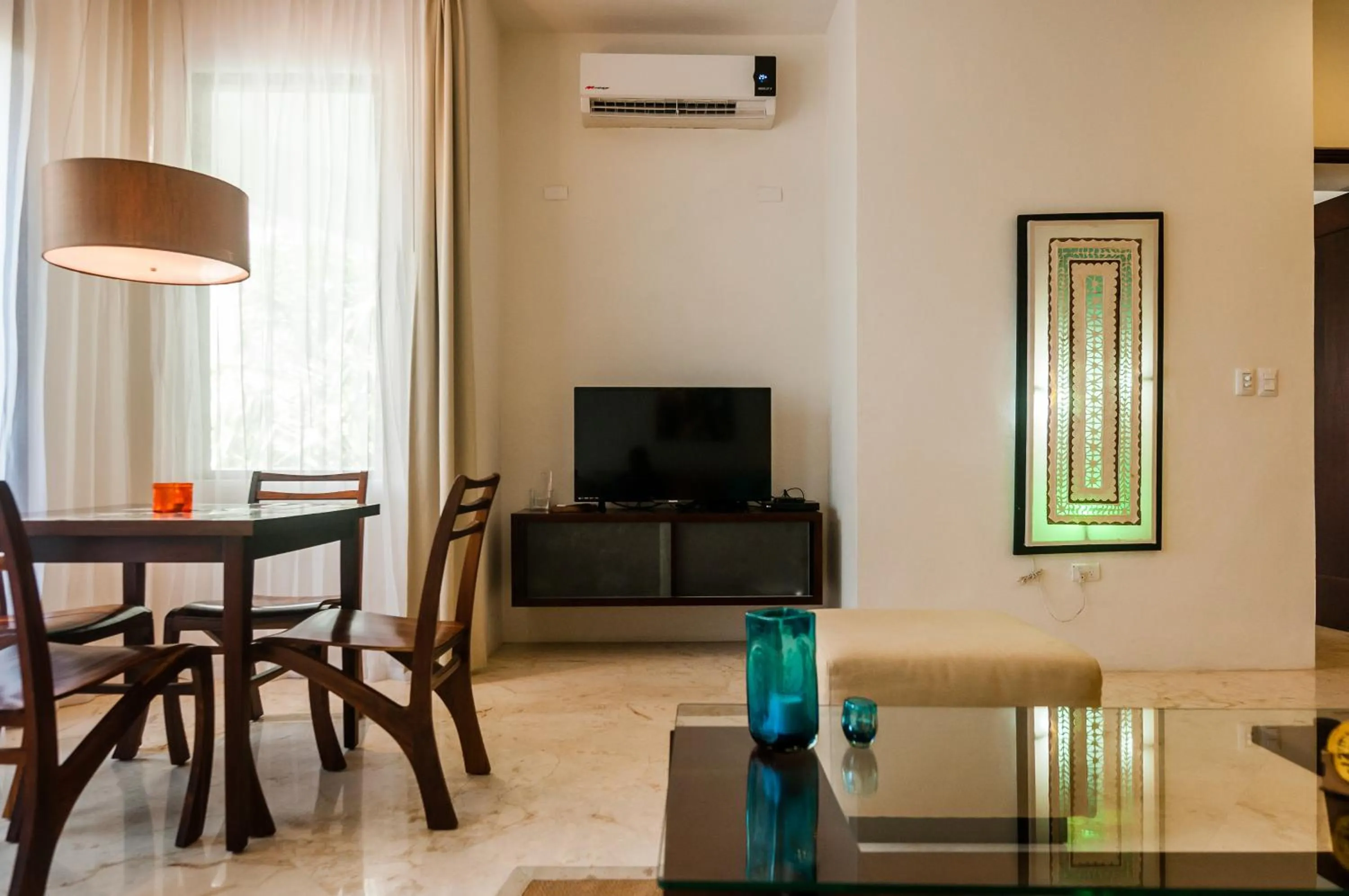 Dining area in Mak Nuk Village - Clothing Optional