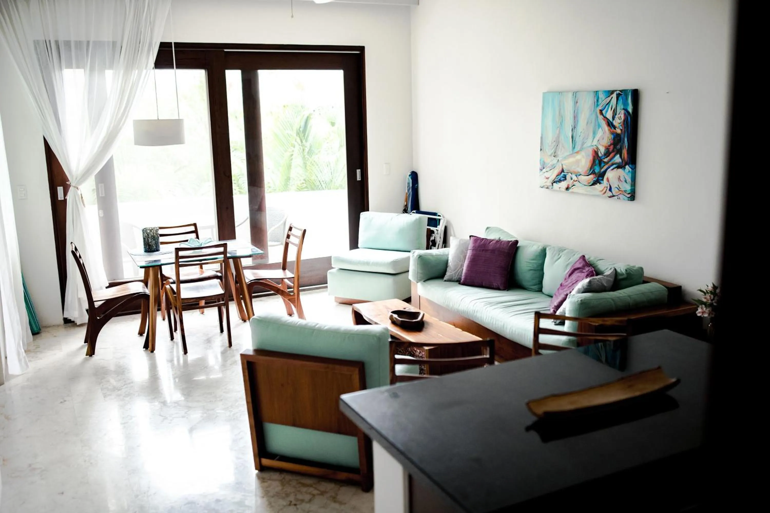 Living room in Mak Nuk Village - Clothing Optional