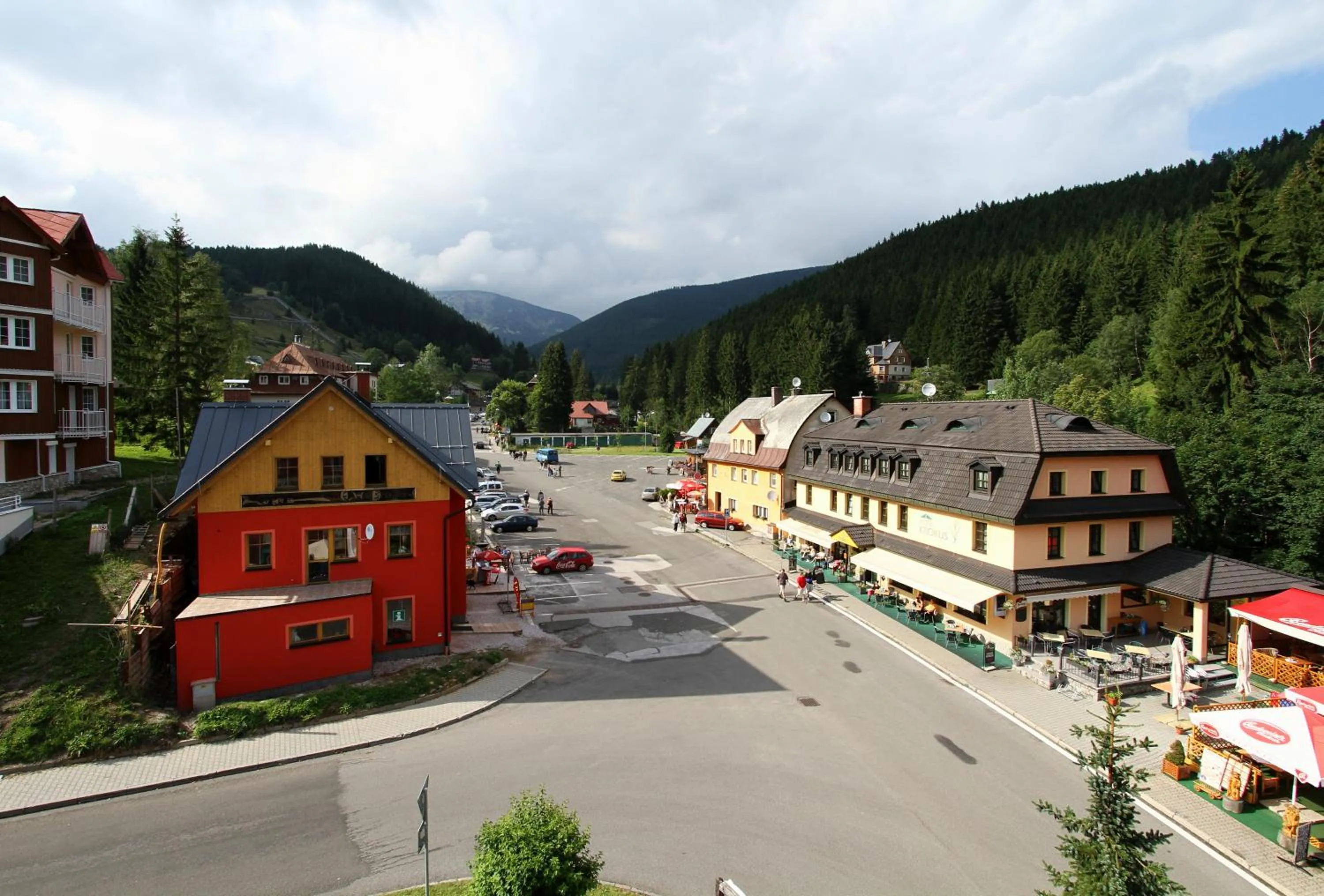 City view in Hotel Hořec