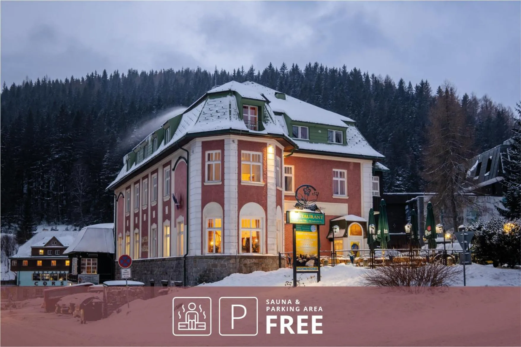 Property building in Hotel Hořec
