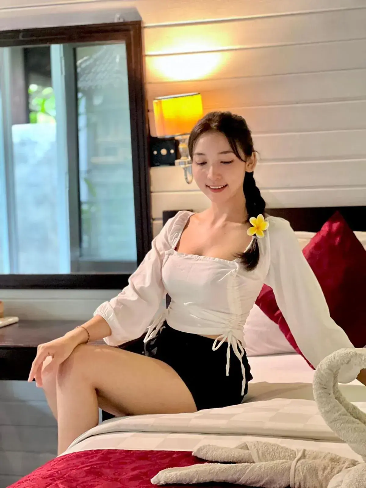 Queen Room with Garden View in Tarci Bungalows Lembongan Queen Room with Garden View in Tarci Bungalows Lembongan