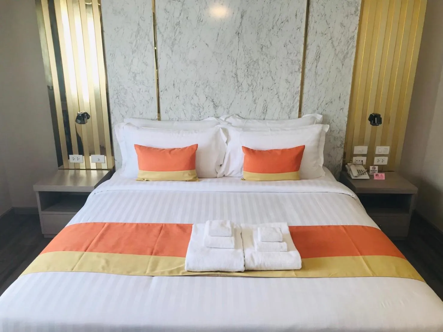 Bed in The Green View Hotel