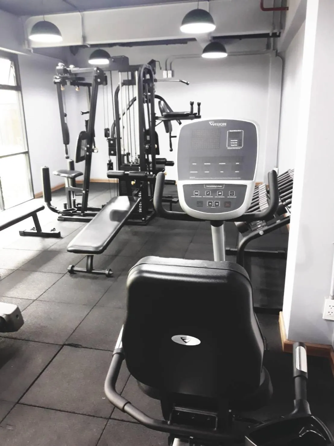 Fitness centre/facilities in The Green View Hotel