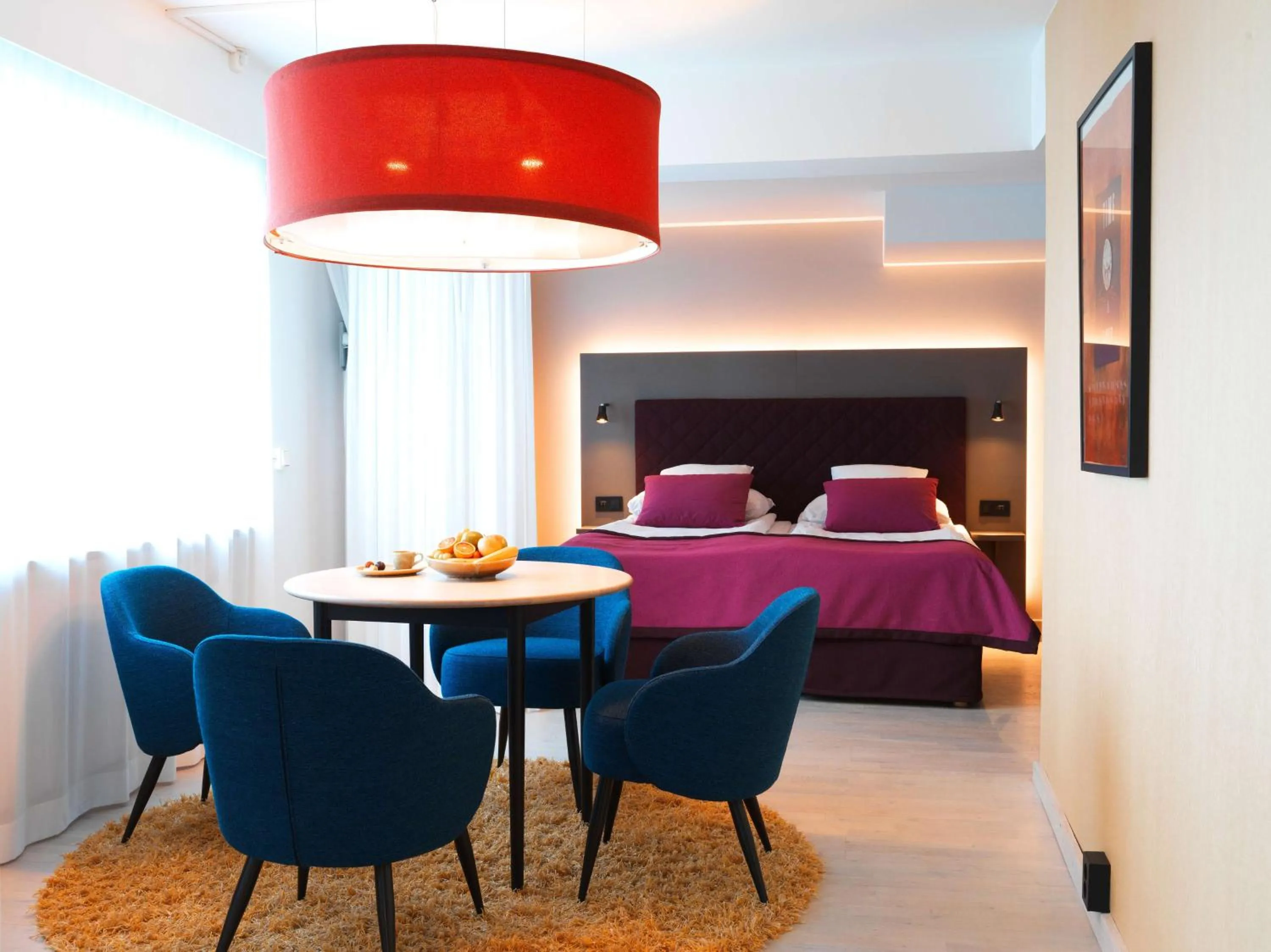 Photo of the whole room, Bed in Scandic Värnamo