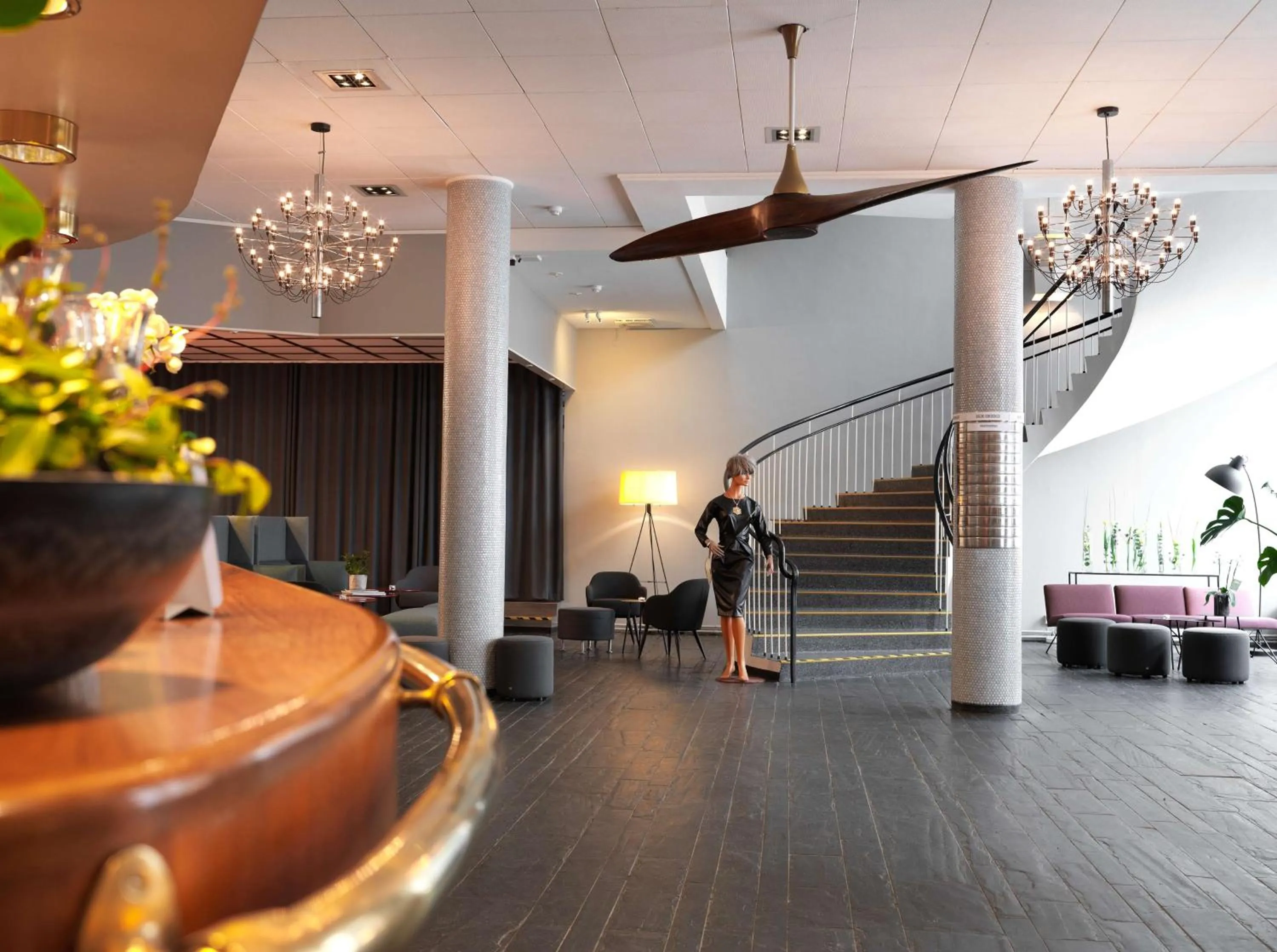 Lobby or reception in Scandic Värnamo