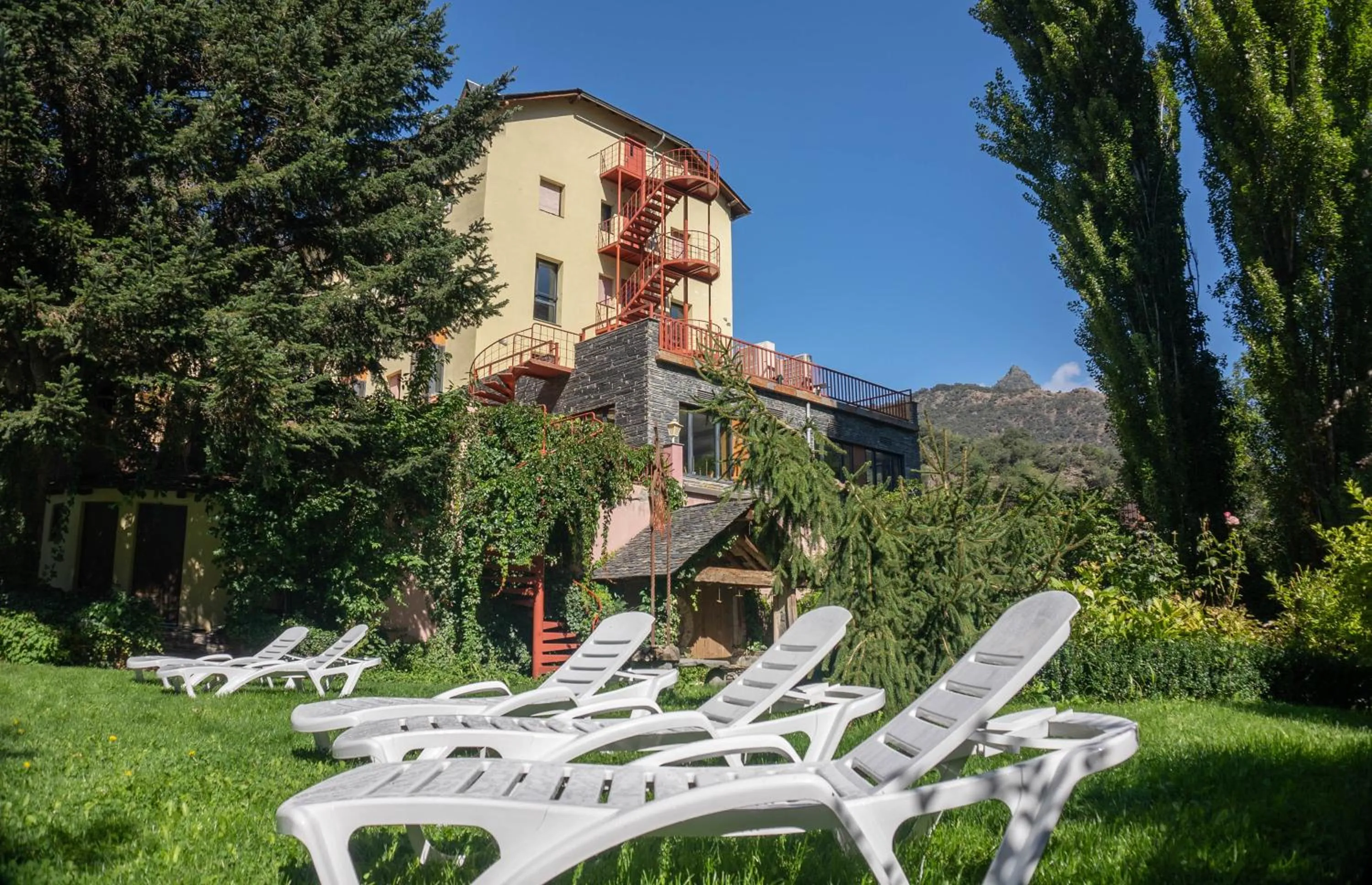 Garden in Hotel Cardós